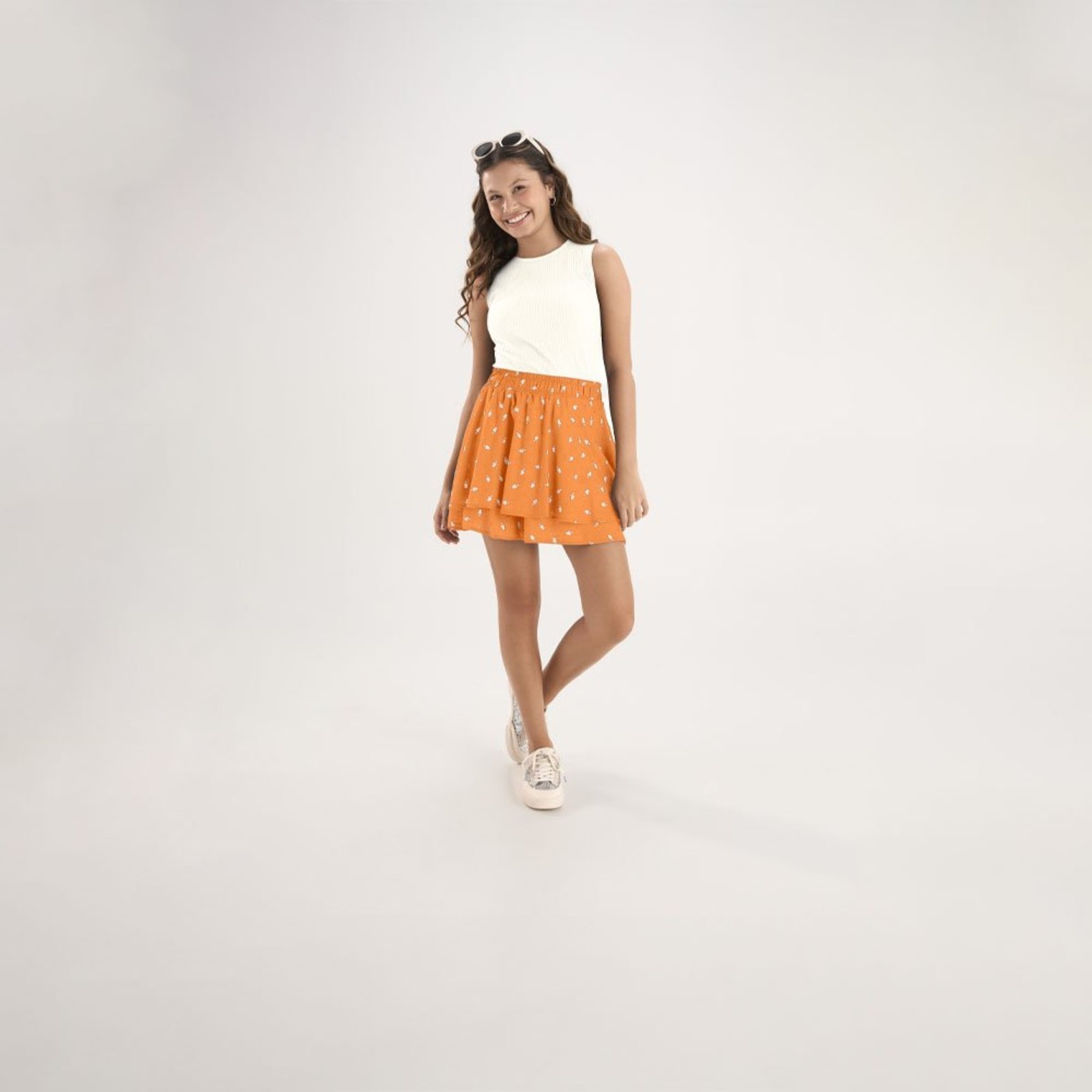 Infantil - Conjunto Bege Juvenil Pulla Bulla Menina - 53921-1271