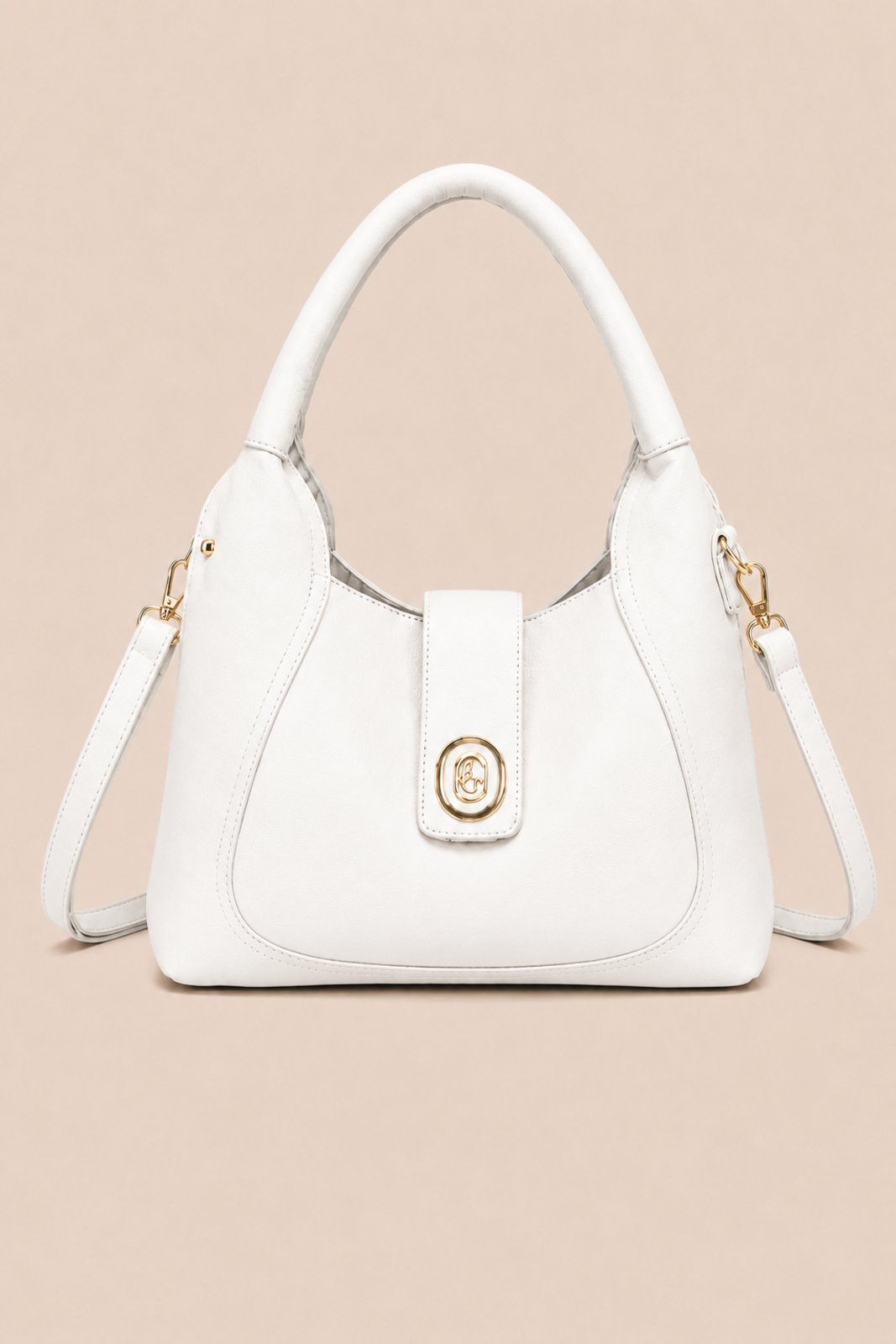 Bolsa Média Transversal D Bell Outlet Fashion Click Branco