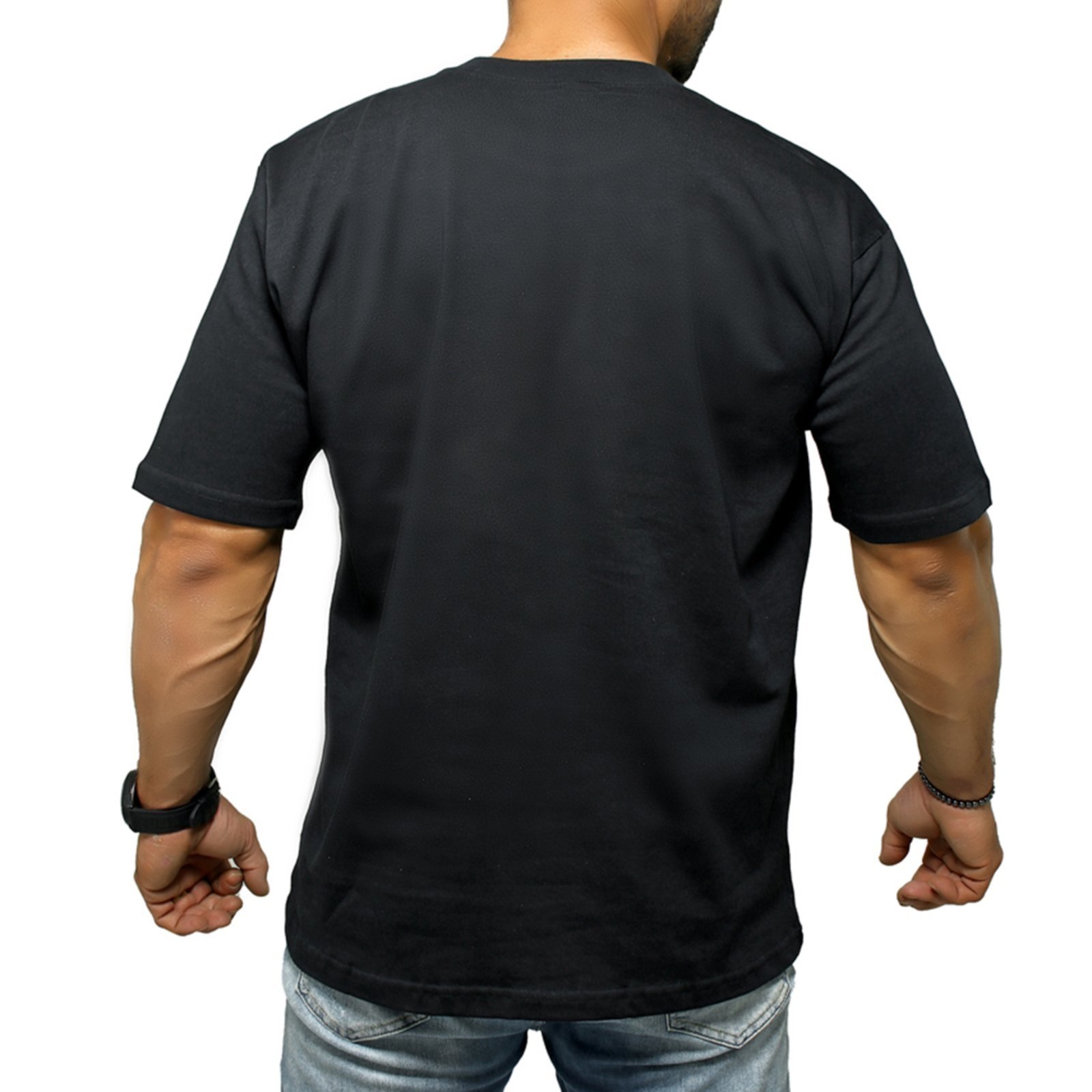 Vista 3 Camisa Over Streetwear Algodão Camiseta Masculina Basica ÉPICO CALÇADOS preto ÉPICO CALÇADOS preto