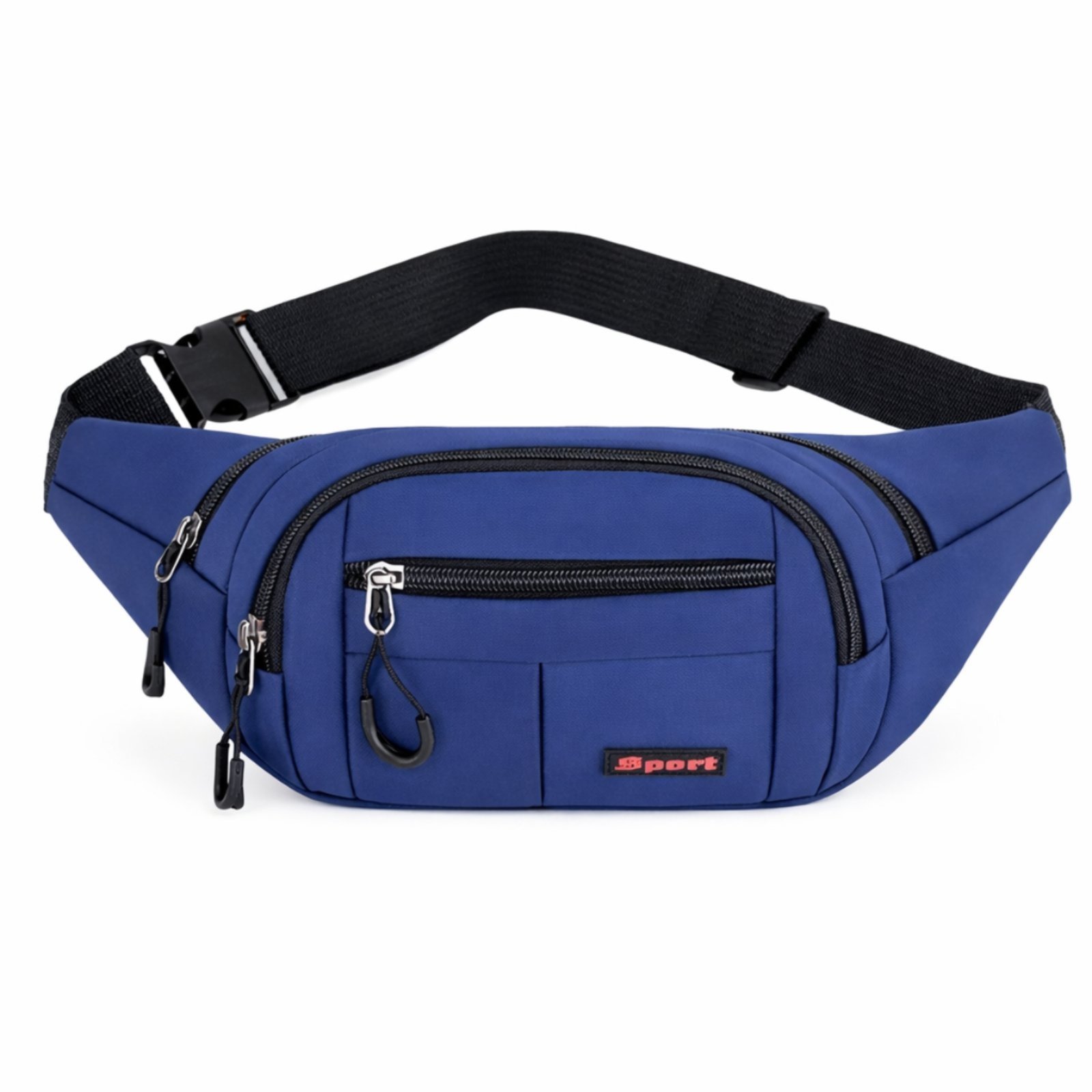 Pochete Masculina Bolsa de Cintura Shoulder Bag Impermeável Multiuso Star Shop Azul