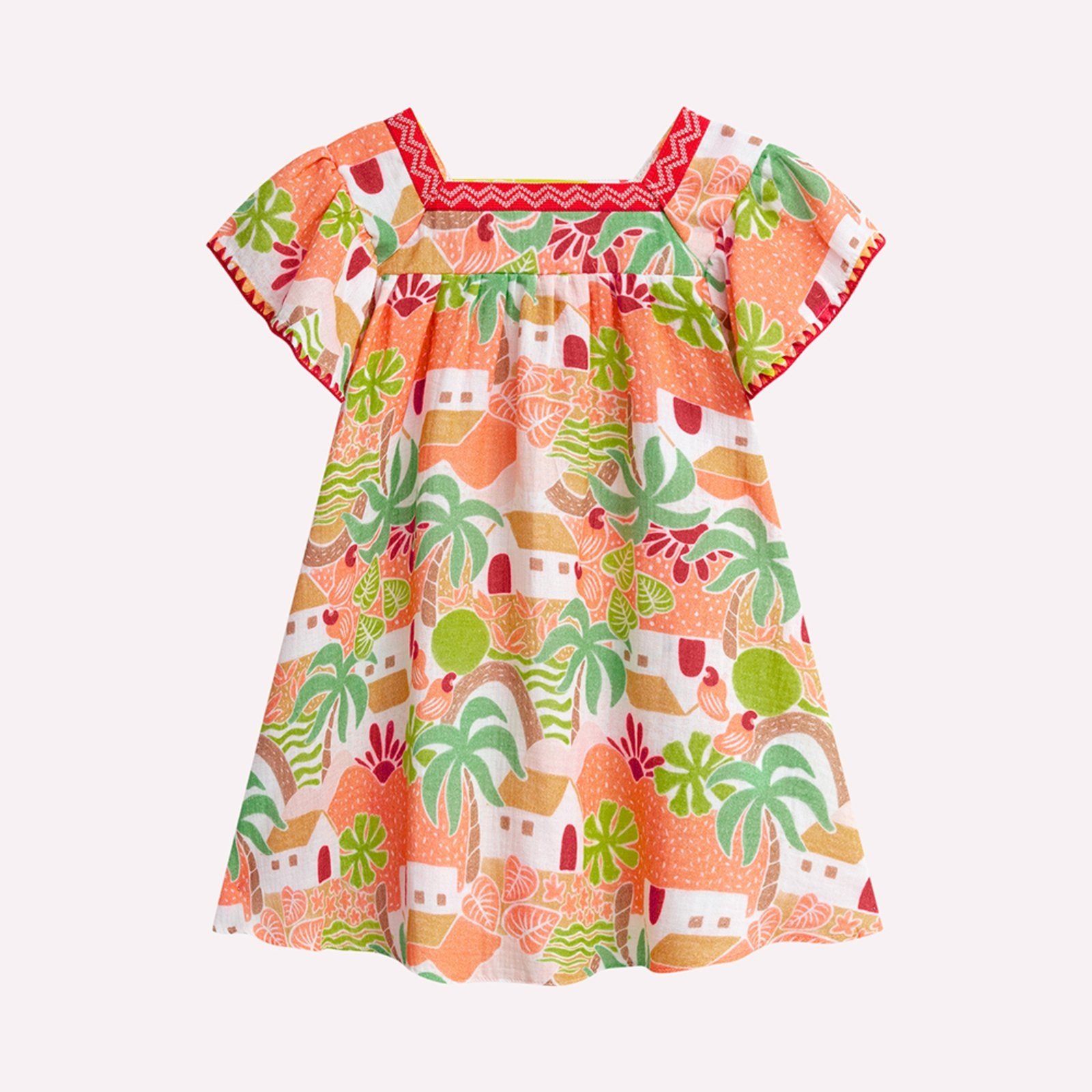 Infantil – Vestido Menina Estampa Nanai