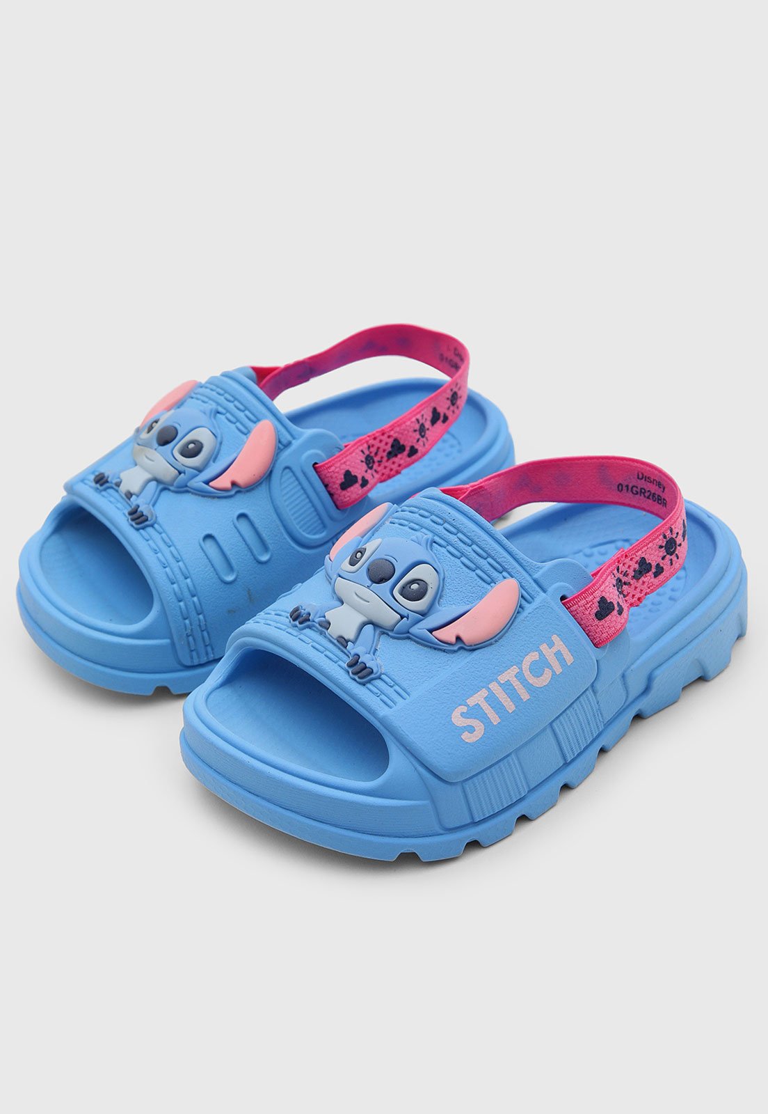 Vista 2 Infantil - Chinelo Grendene Disney Recreation Stitch GRENDENE KIDS azul GRENDENE KIDS azul