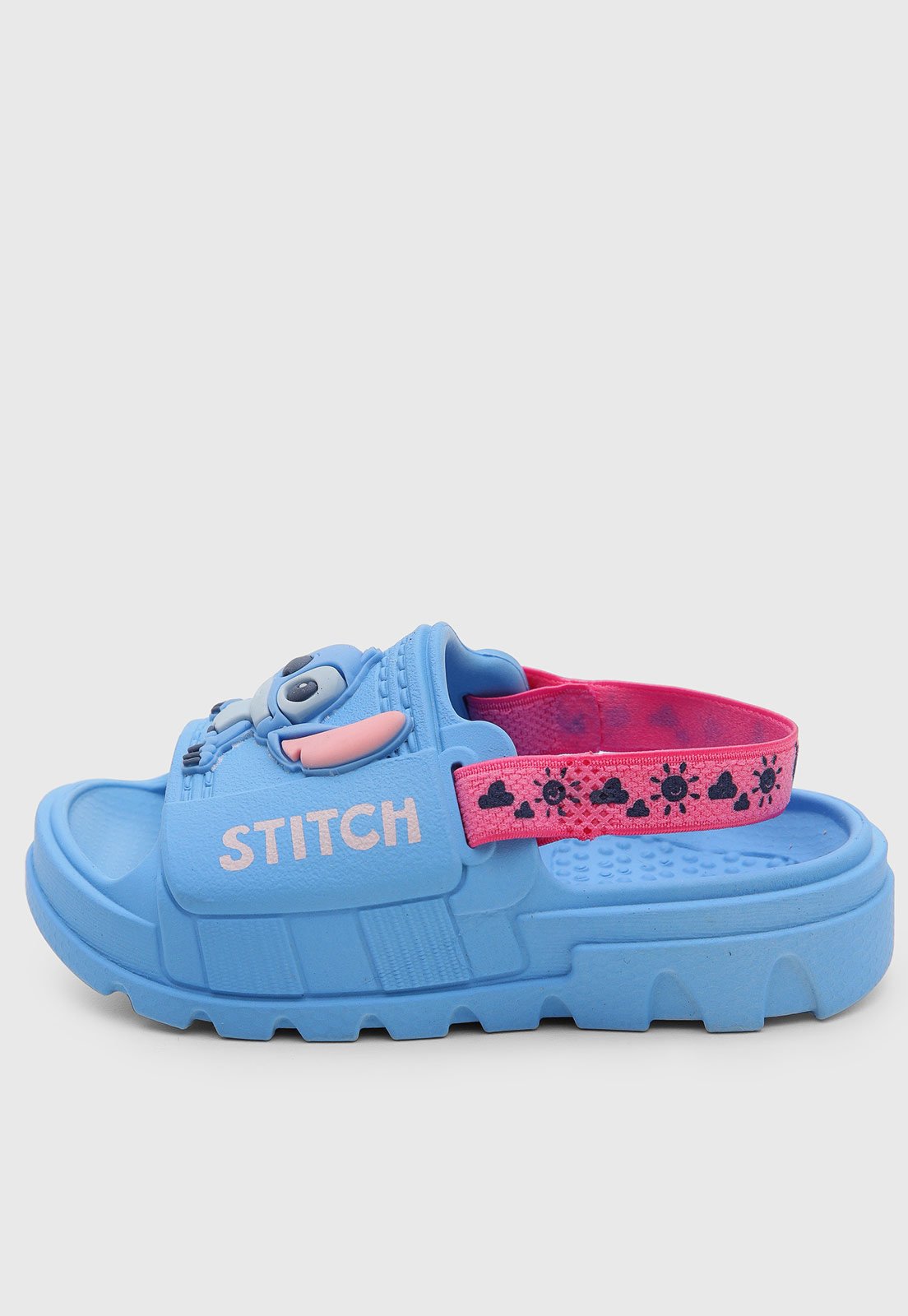 Vista 3 Infantil - Chinelo Grendene Disney Recreation Stitch GRENDENE KIDS azul GRENDENE KIDS azul