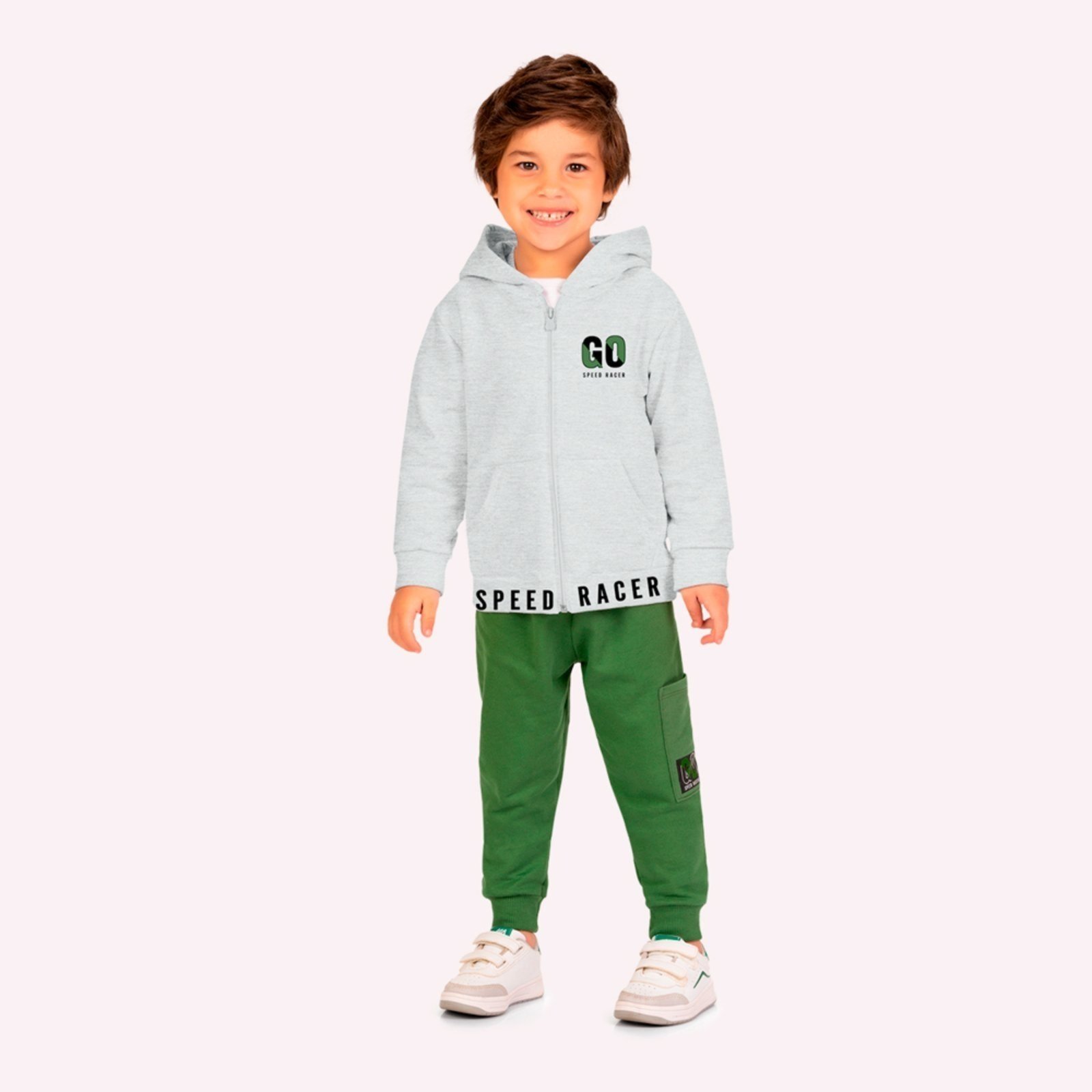 Infantil - Conjunto Menino com Capuz Kyly