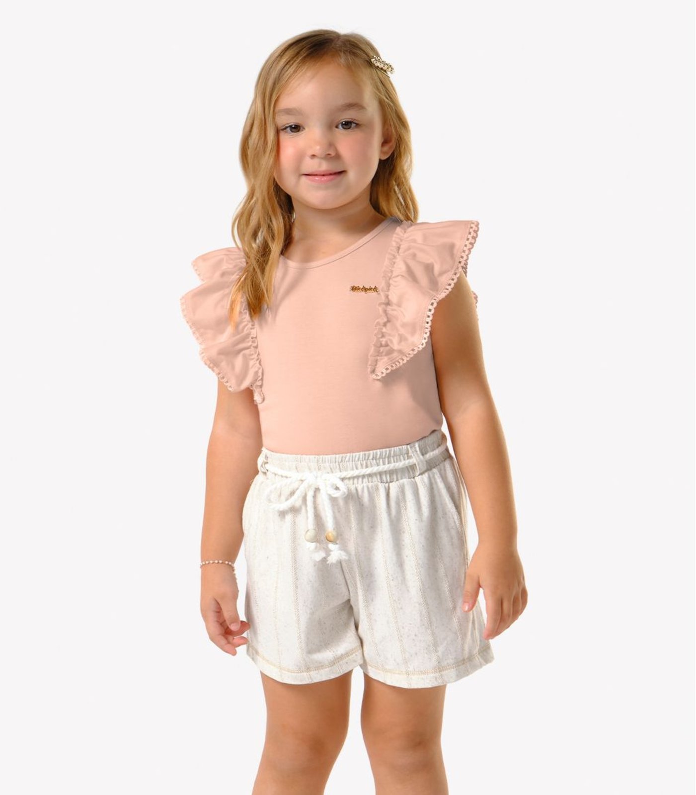 Infantil - Conjunto Regata Com Shorts Trick Nick Rosa