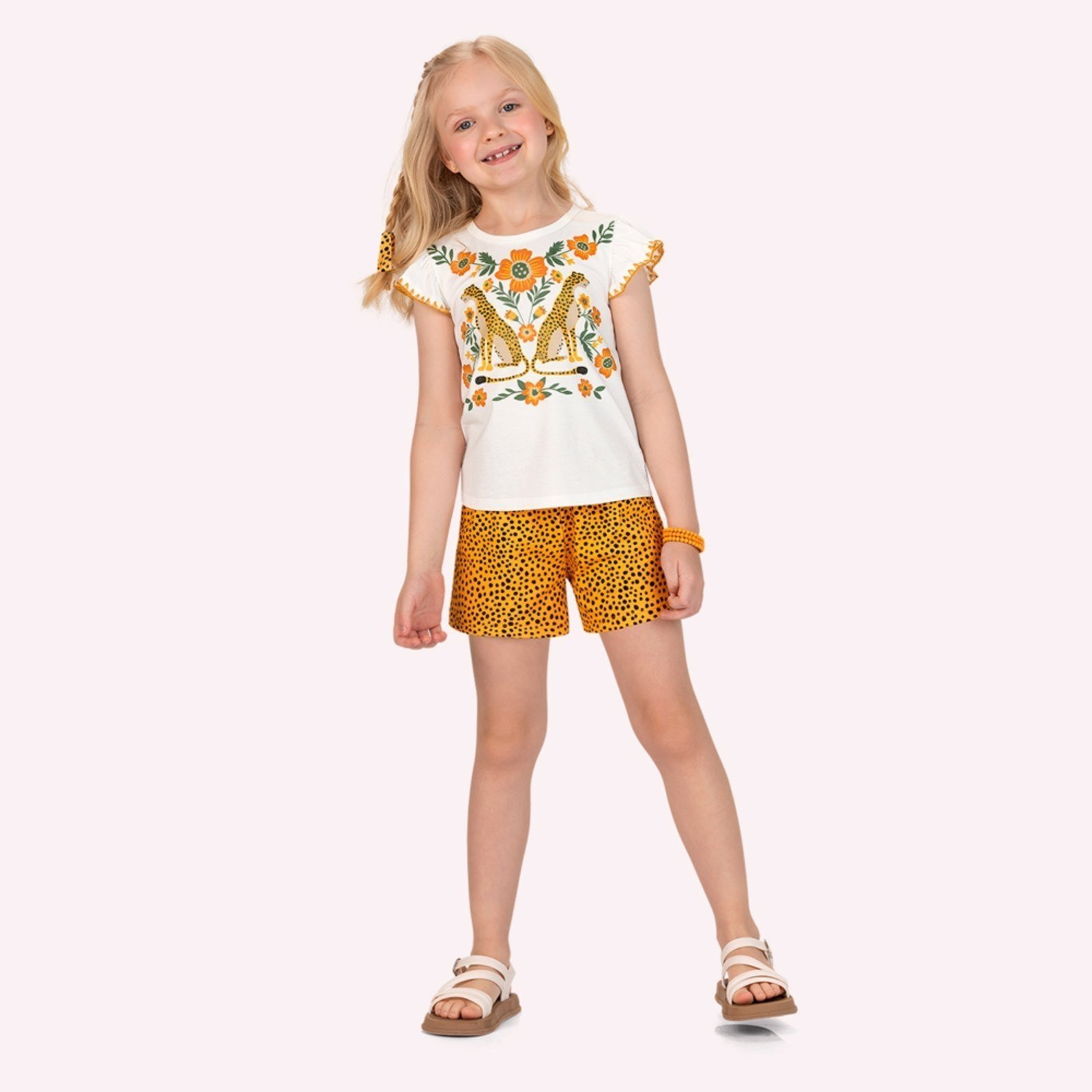 Infantil - Conjunto Menina Onças Nanai
