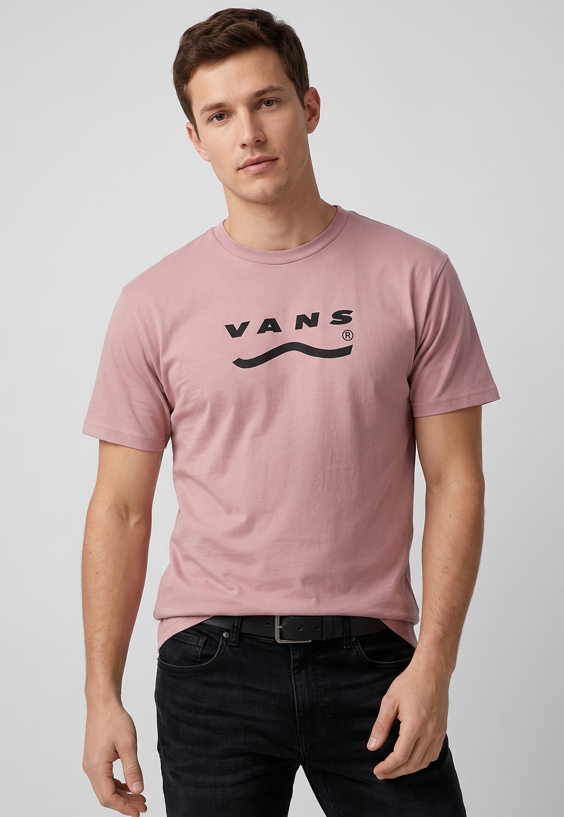 Camiseta Masculina Vans Determined SS Tee Rosa