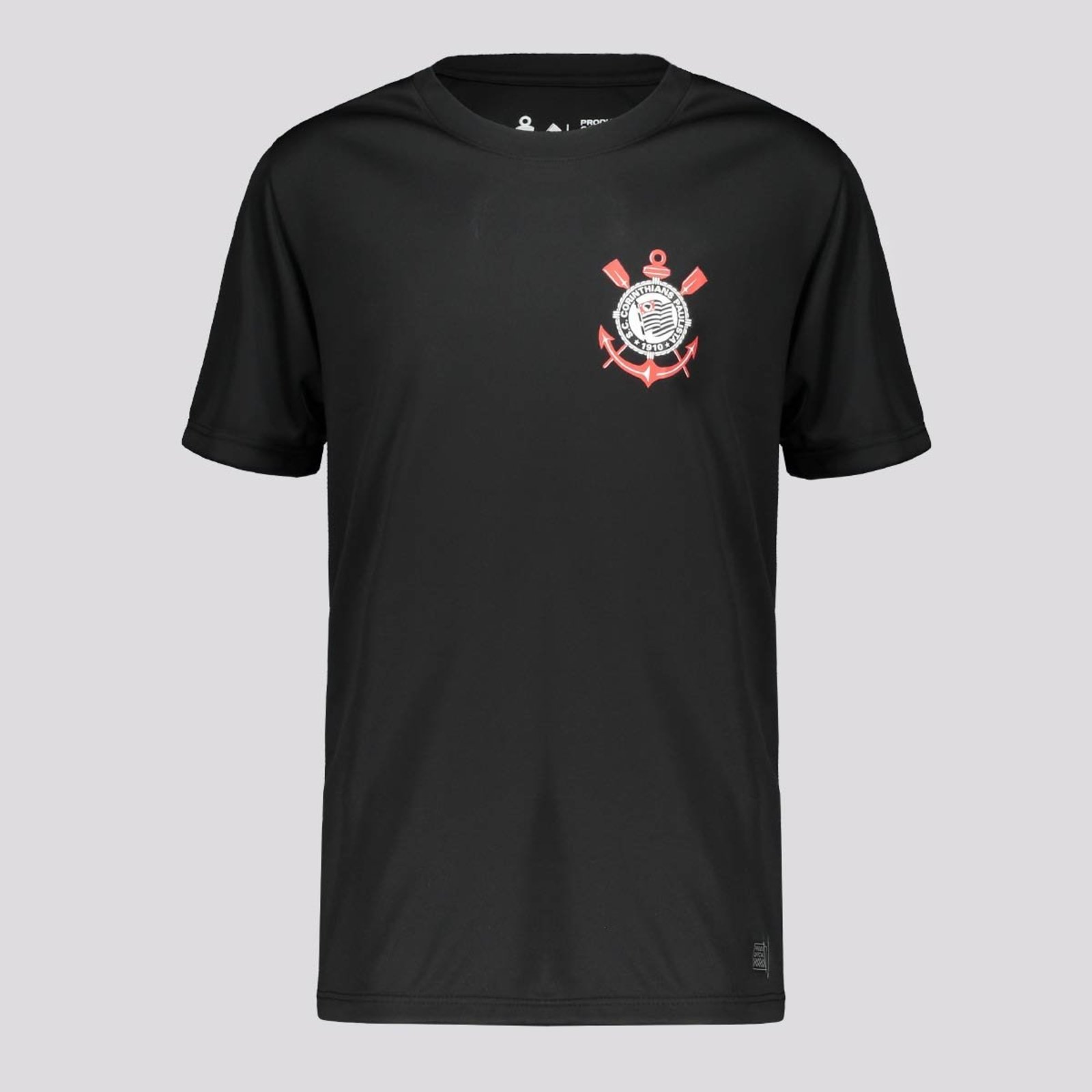 Camisa Corinthians Logo Preta