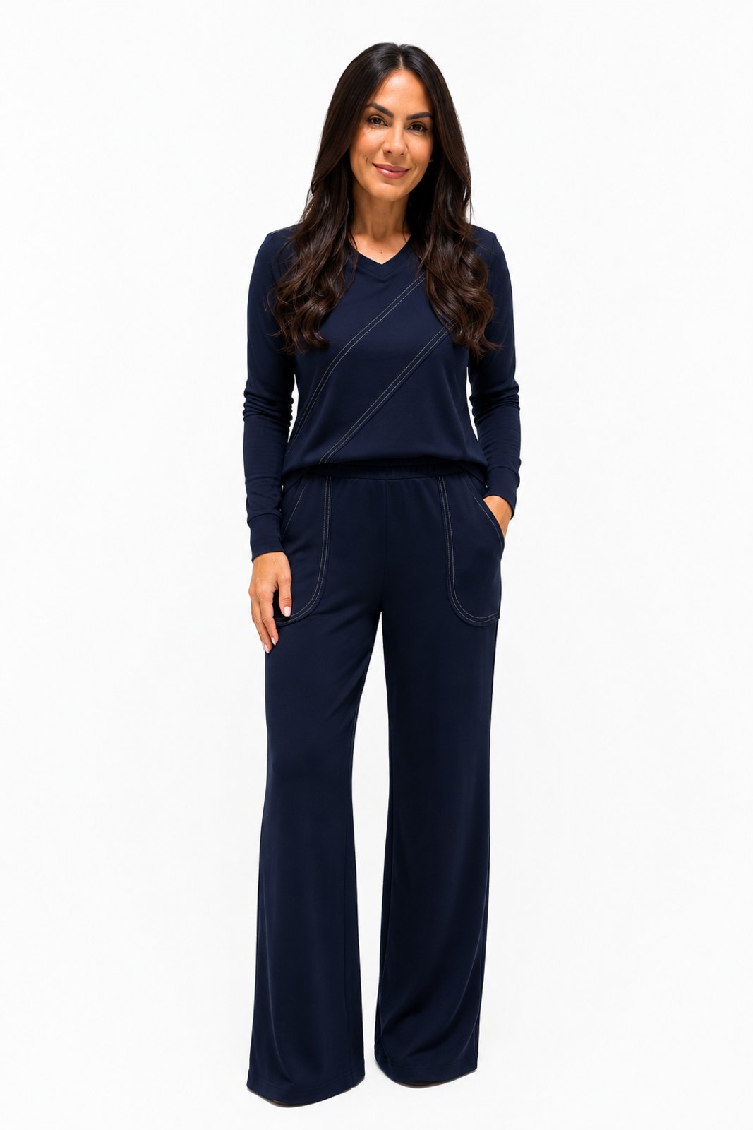 Conjunto Moletinho D Bell Outlet Fashion Azul