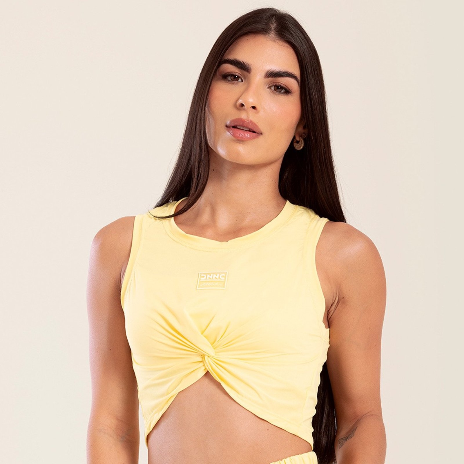 Cropped Nó Frontal Ignite Piña Colada Poliamida Soft Donna Carioca