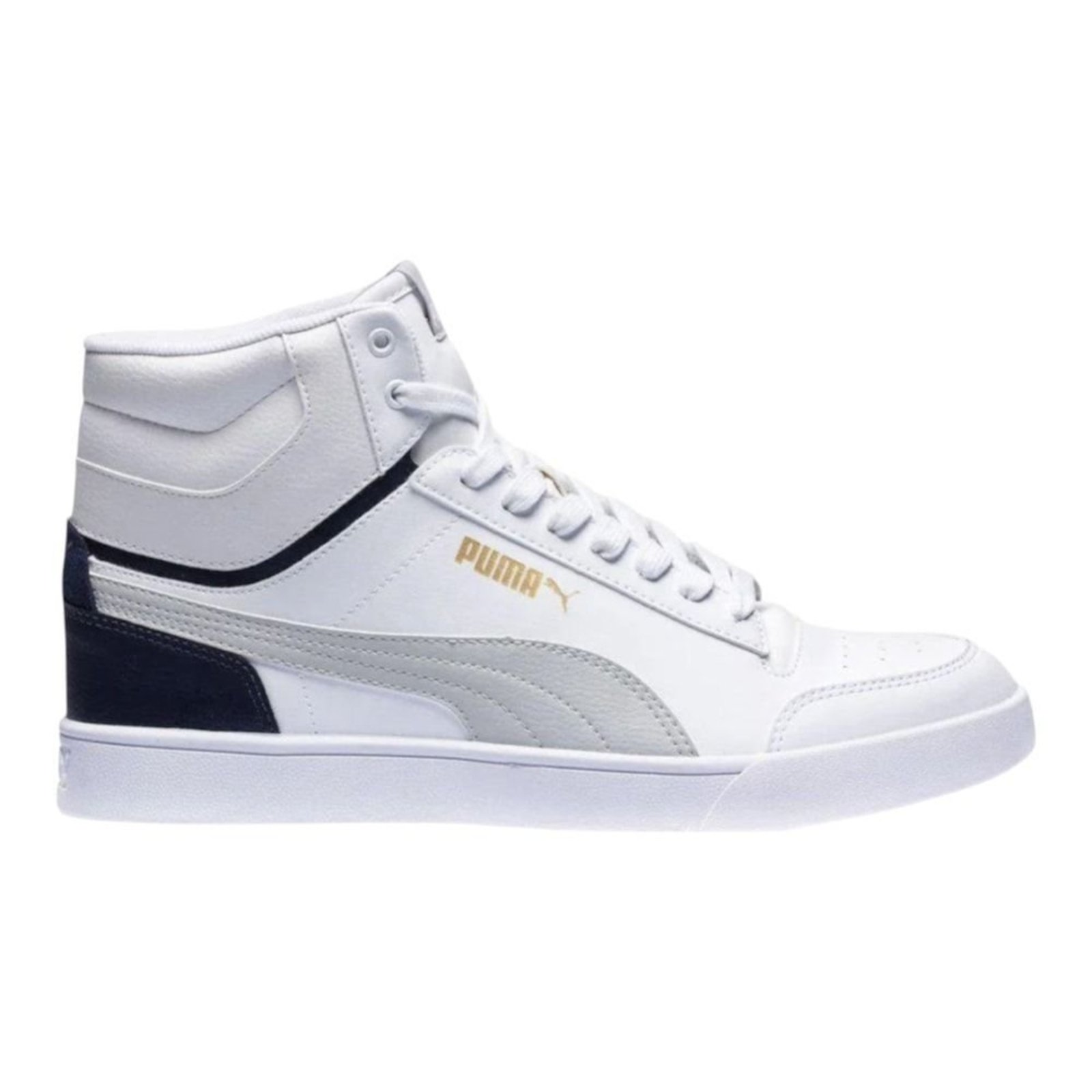 Tênis Puma Shuffle Mid Masculino - Branco - Puma