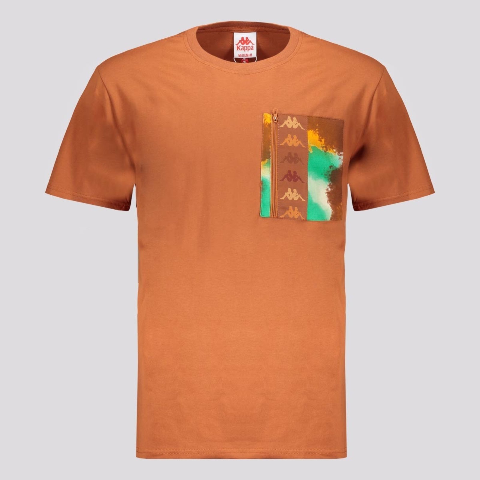Vista 2 Camiseta Kappa Glenn Graphik marrom Kappa marrom