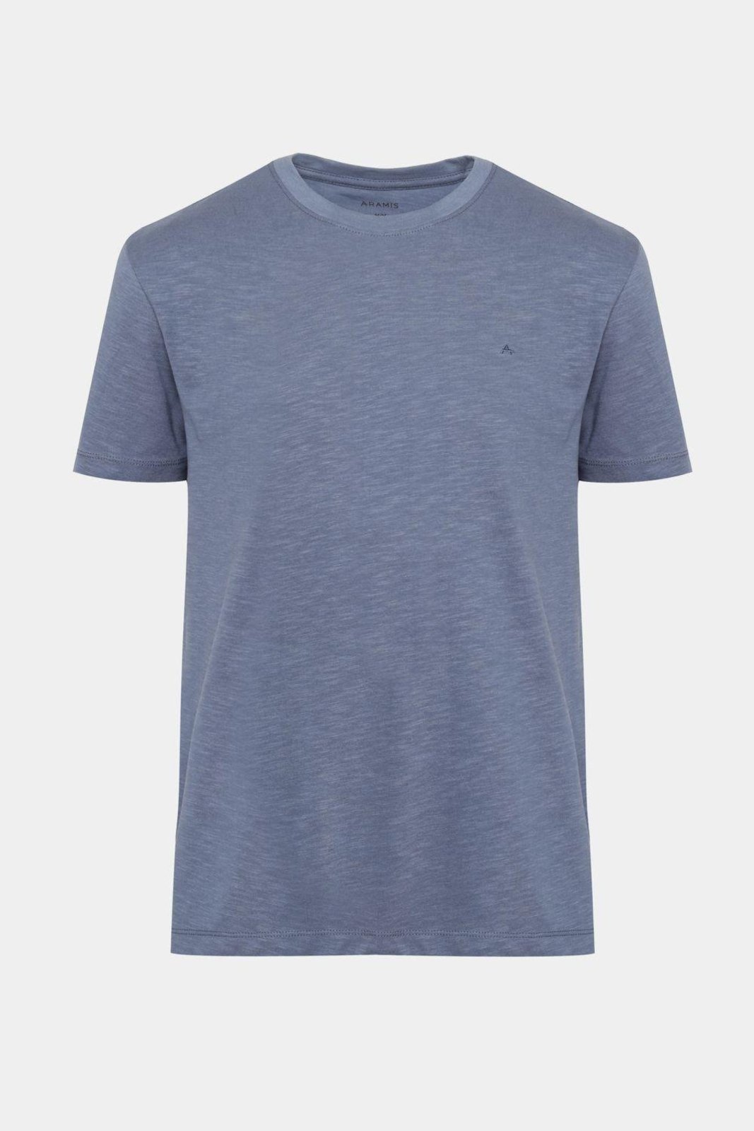 Camiseta Aramis Manga Curta Algodão Flamê Azul