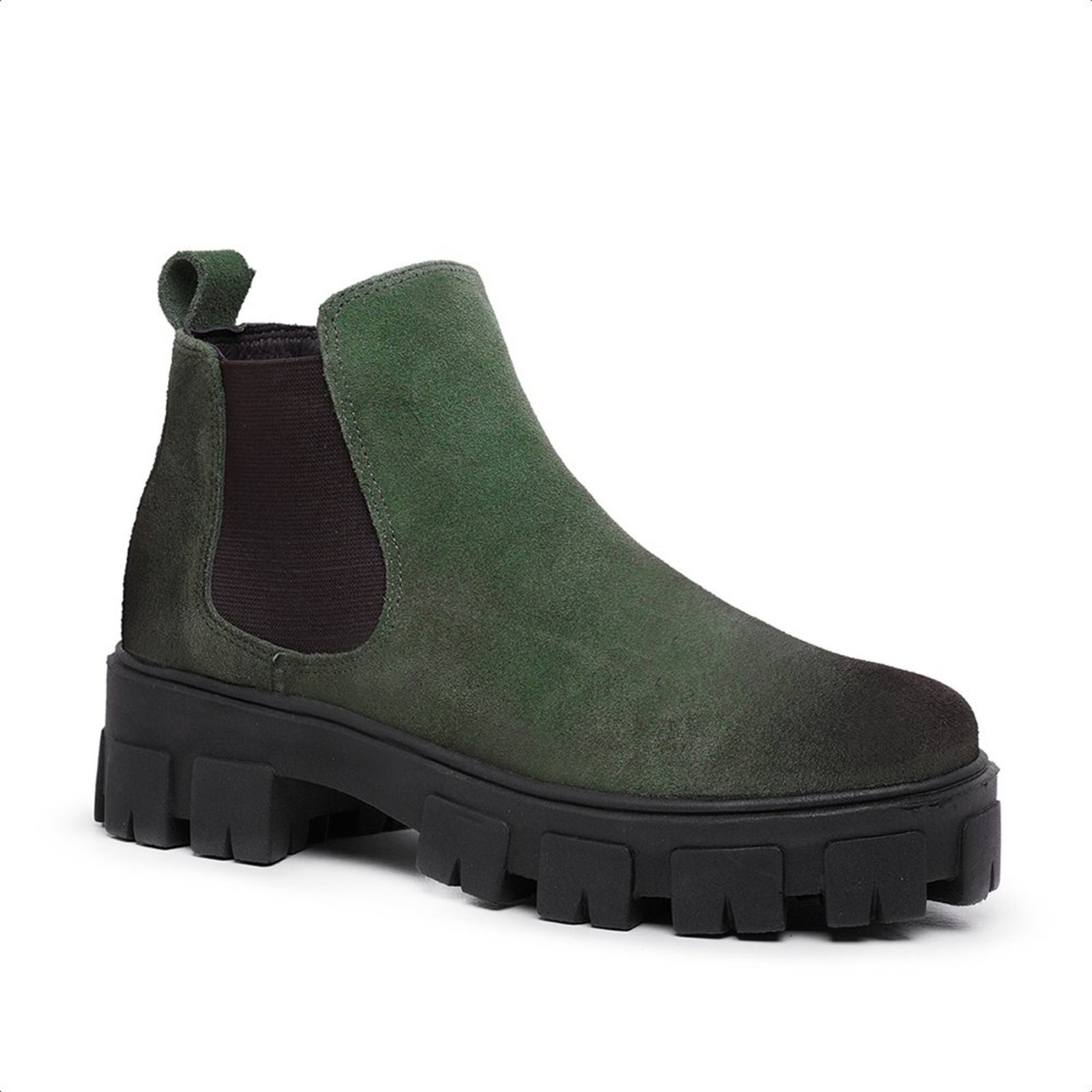 Bota Chelsea Masculina Malbork em Couro com Solado Tratorado 24788NV