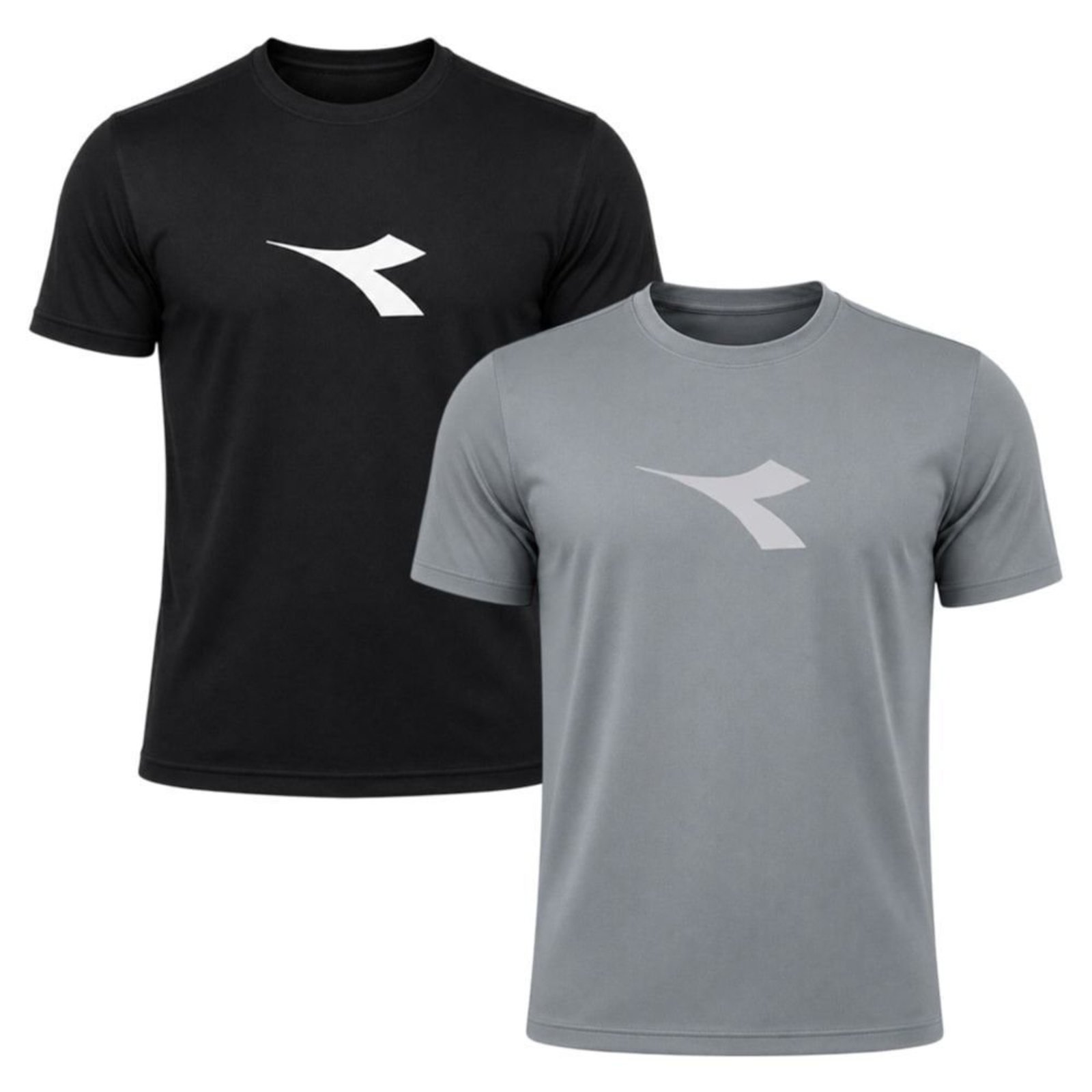 Kit 2 Camisetas Diadora Big Logo Masculino - Cinza - Diadora