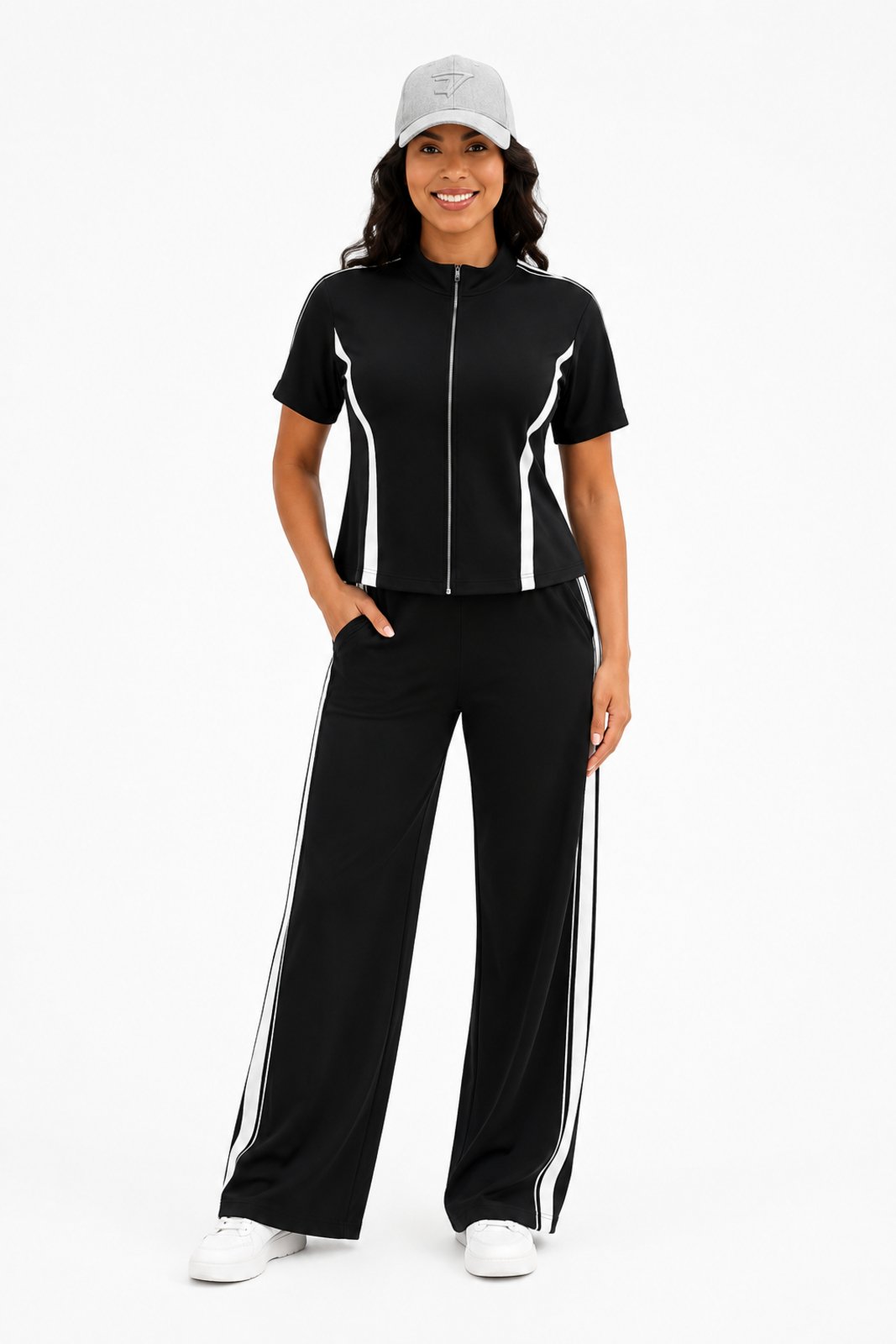 Conjunto Esportivo D Bell Outlet Fashion Preto