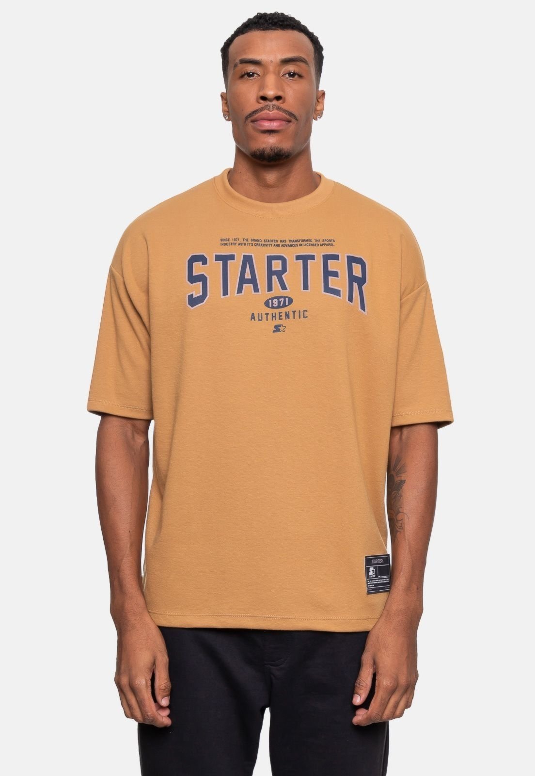 Camiseta Starter Since Oversized Caramelo