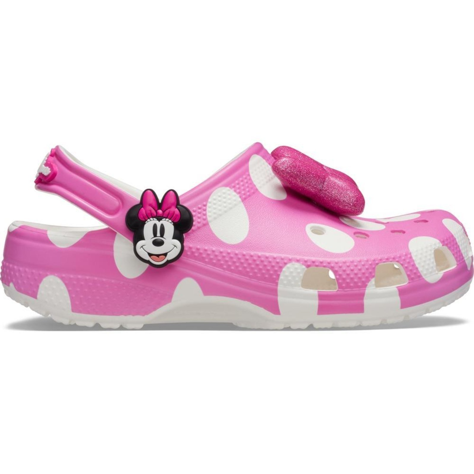 Vista 2 Infantil - Sandália Crocs Minnie Mouse Classic Clog T Multi multicolorido Crocs multicolorido
