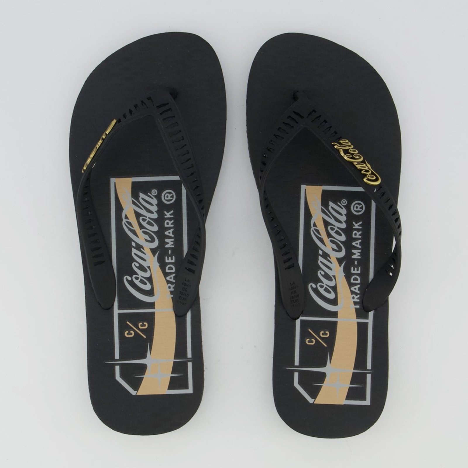 Chinelo Coca Cola Ault Preto