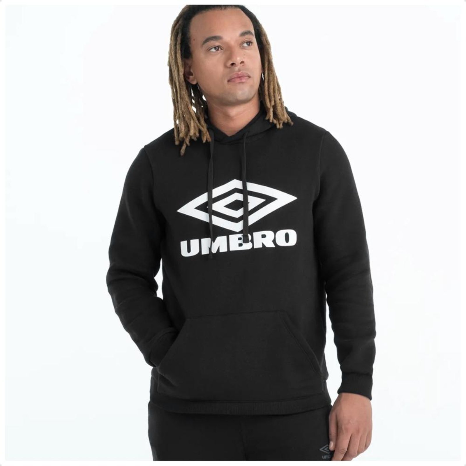 Blusa Moletom Umbro D. Essential Unissex Preto