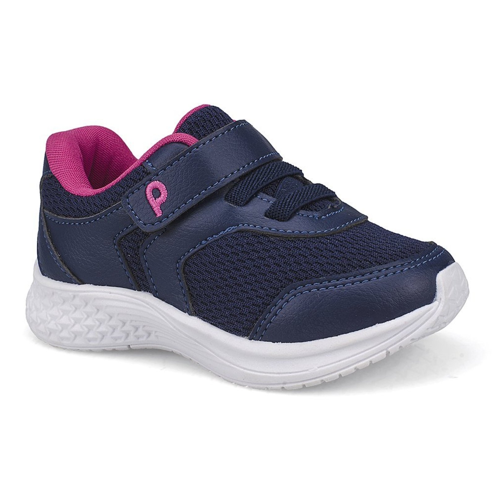 Infantil - Tênis Jogging Menina com Calce Fácil Pequito Azul Marinho