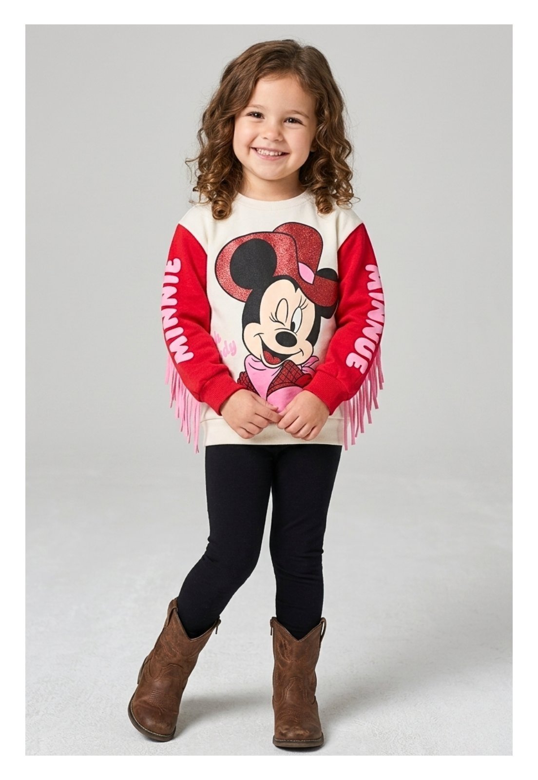 Infantil - Casaco Disney Feminino Minnie cowgirl