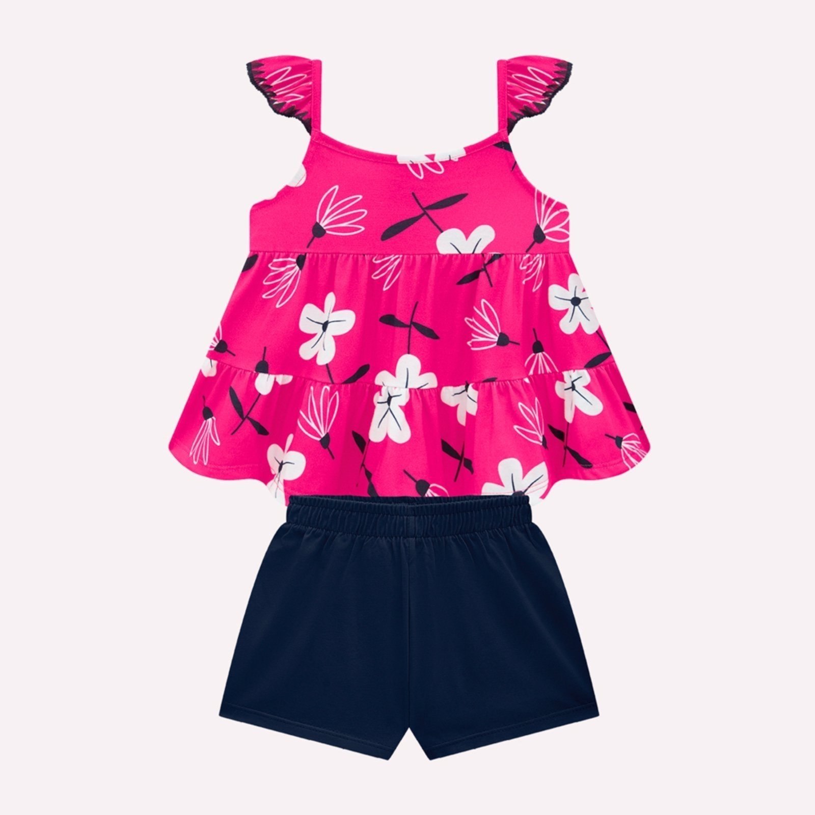 Infantil – Conjunto Menina Flores Kyly