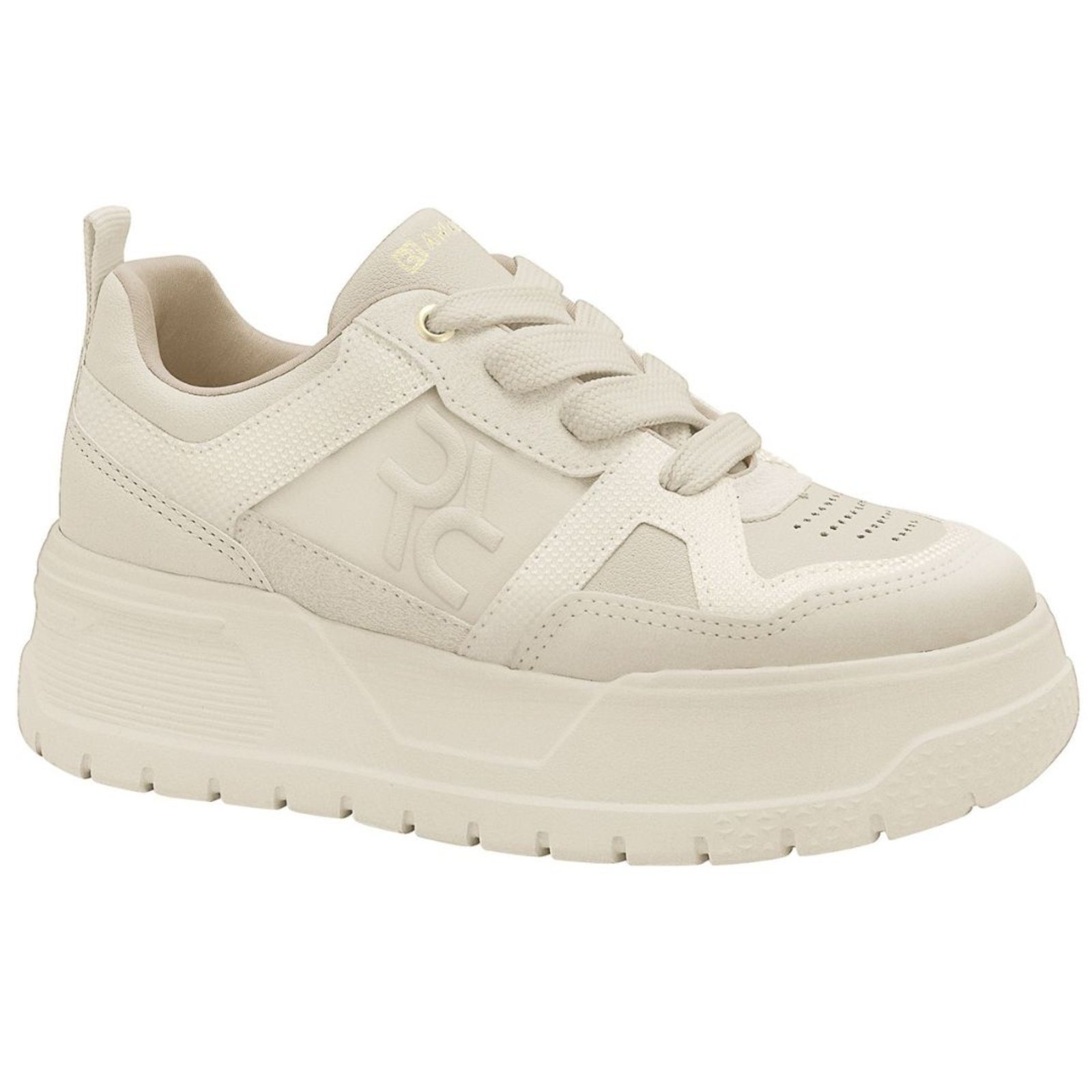 Tênis Feminino Robusto Super Leve Creme Ramarim 2576203-7