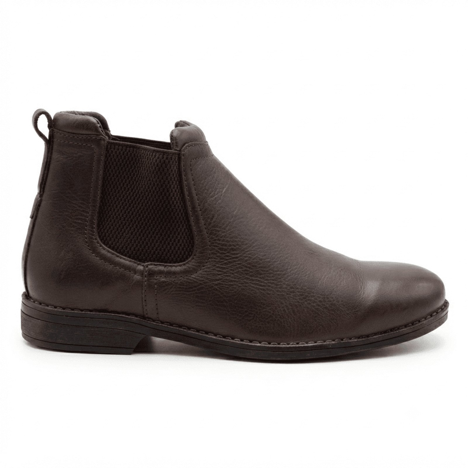 Botina Social Masculina Bota Chelsea Couro Legitimo Forrada em Couro Palmilha Gel Conforto Premium Qualidade Exportação