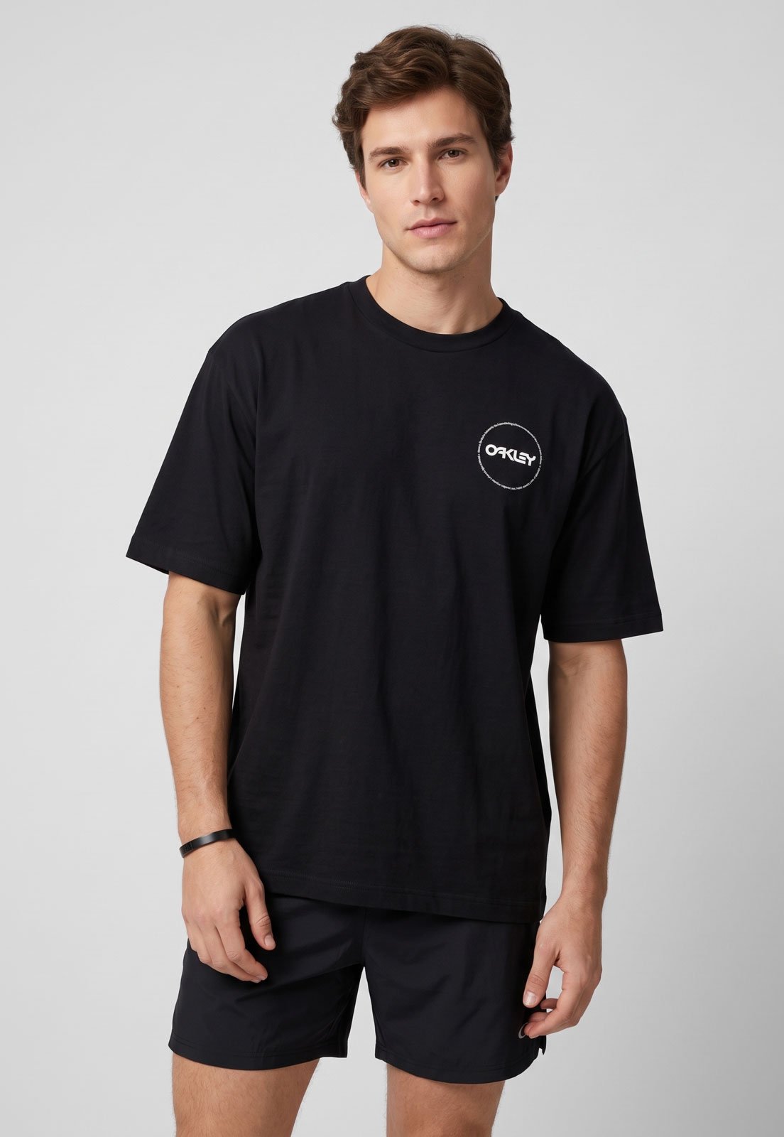 Camiseta Masculina Oakley Biolumia Octopus Preta