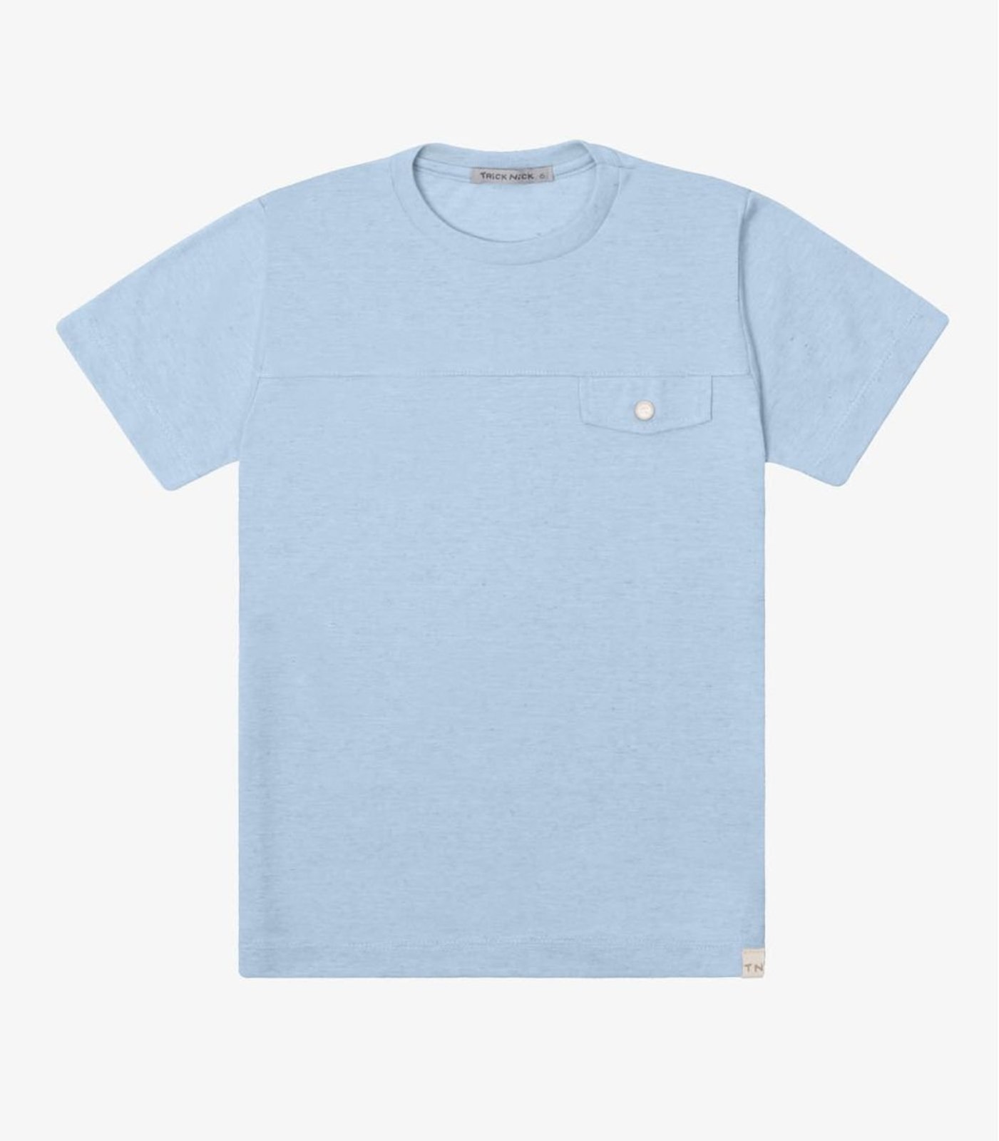 Infantil - Camiseta Verão Menino Manga Curta Trick Nick Azul