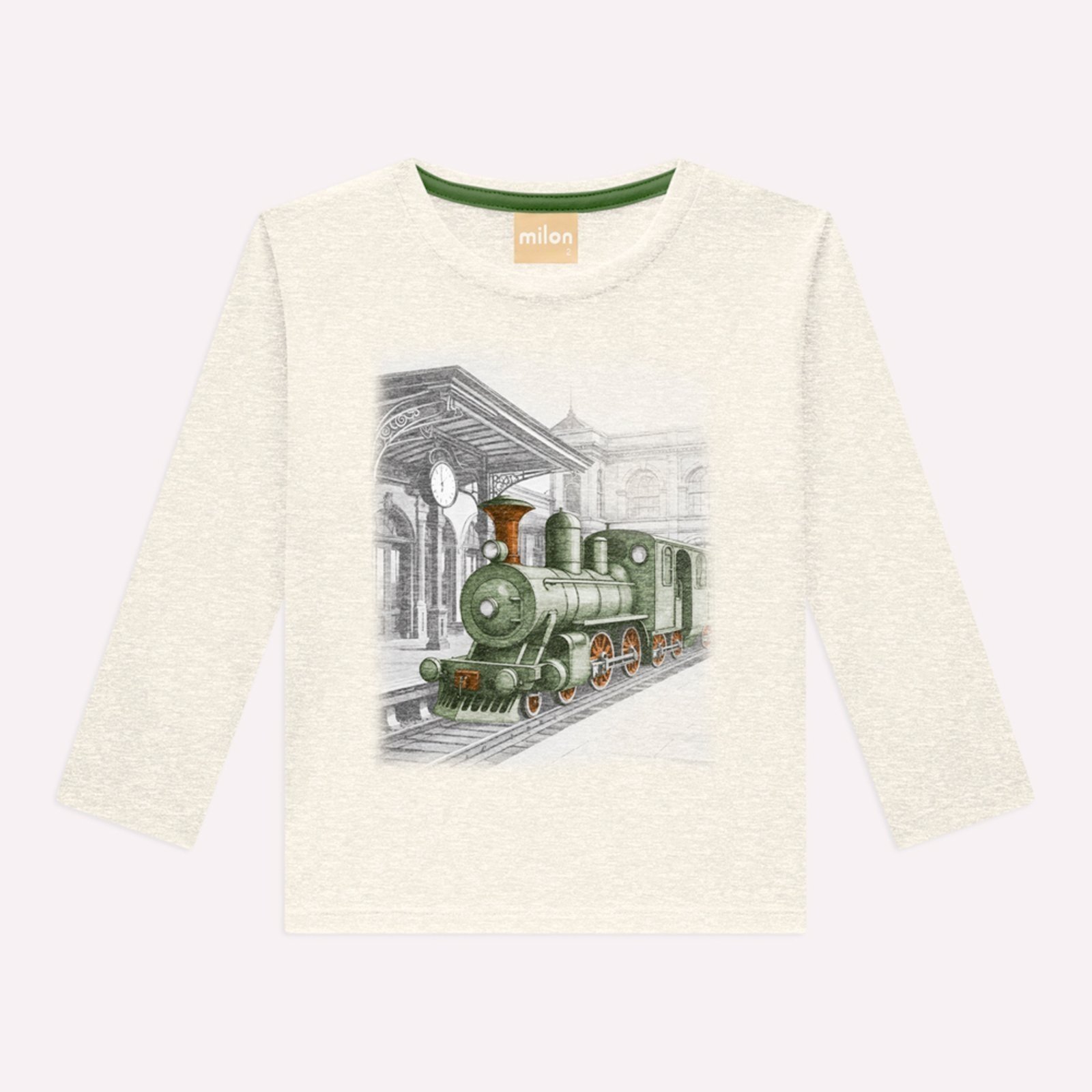 Infantil - Camiseta Menino Trem Milon