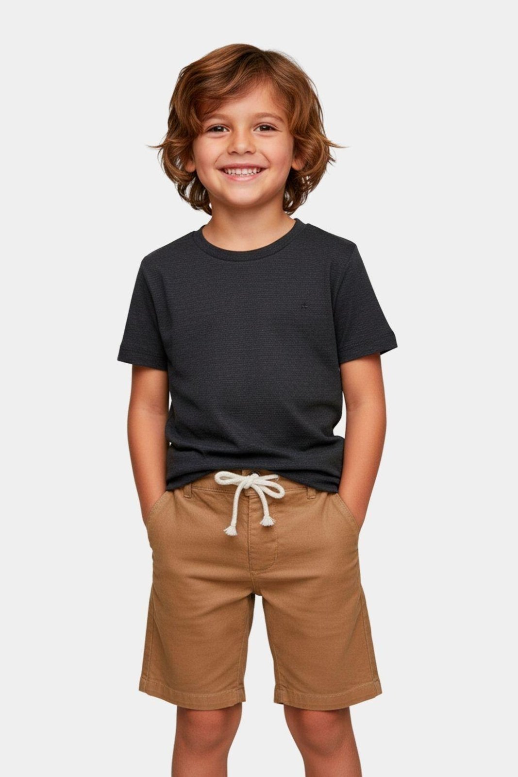 Infantil - Camiseta Aramis Regular Preto