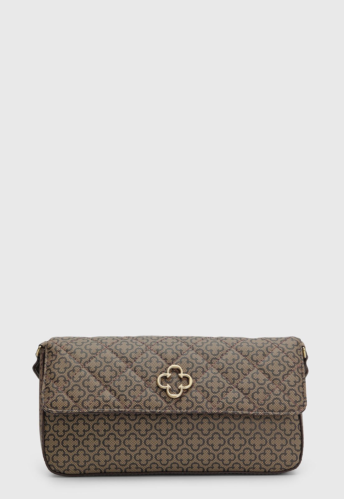 Bolsa Feminina Capodarte Monograma Marrom