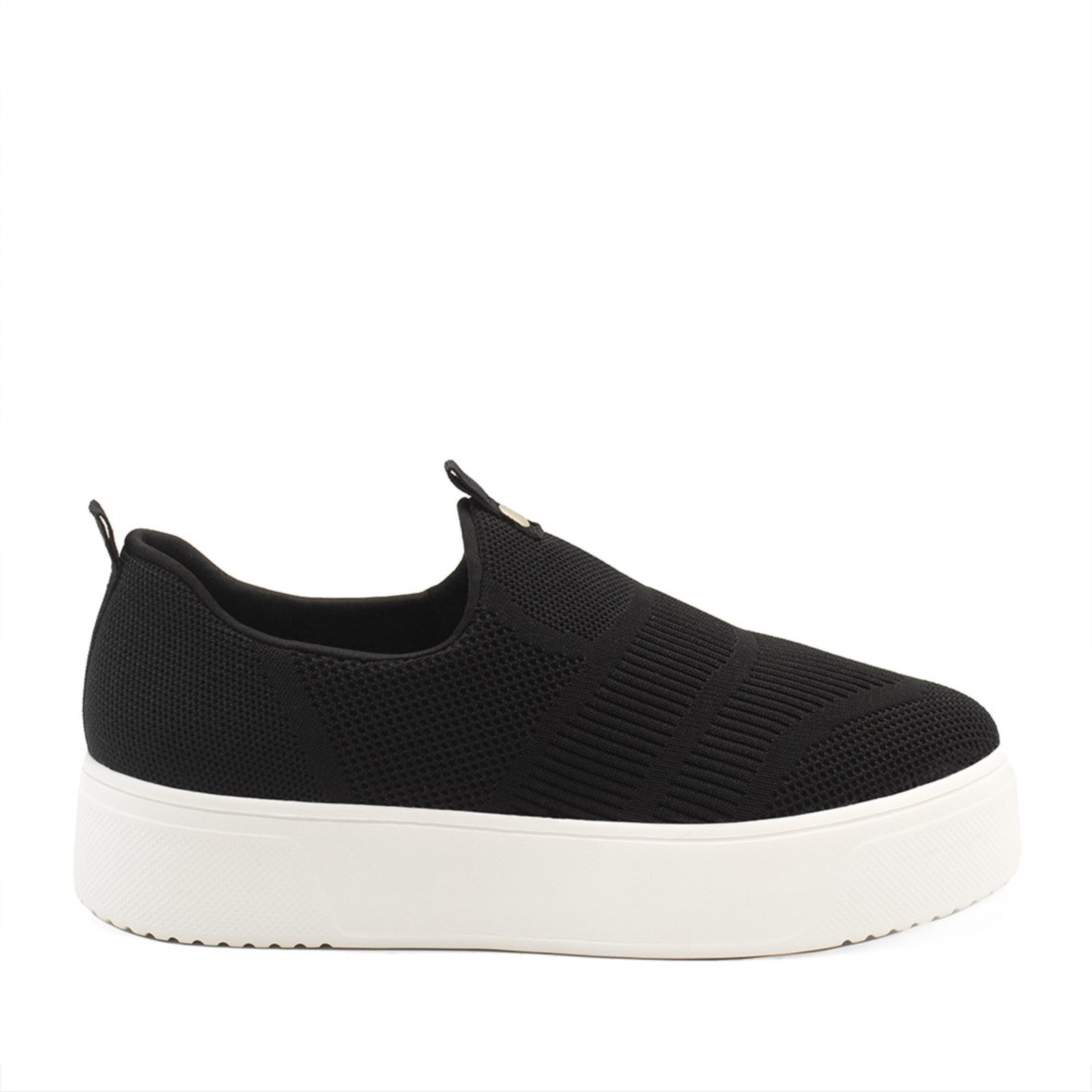 Tênis Slip-on Zatta Flatform Ivete Preto