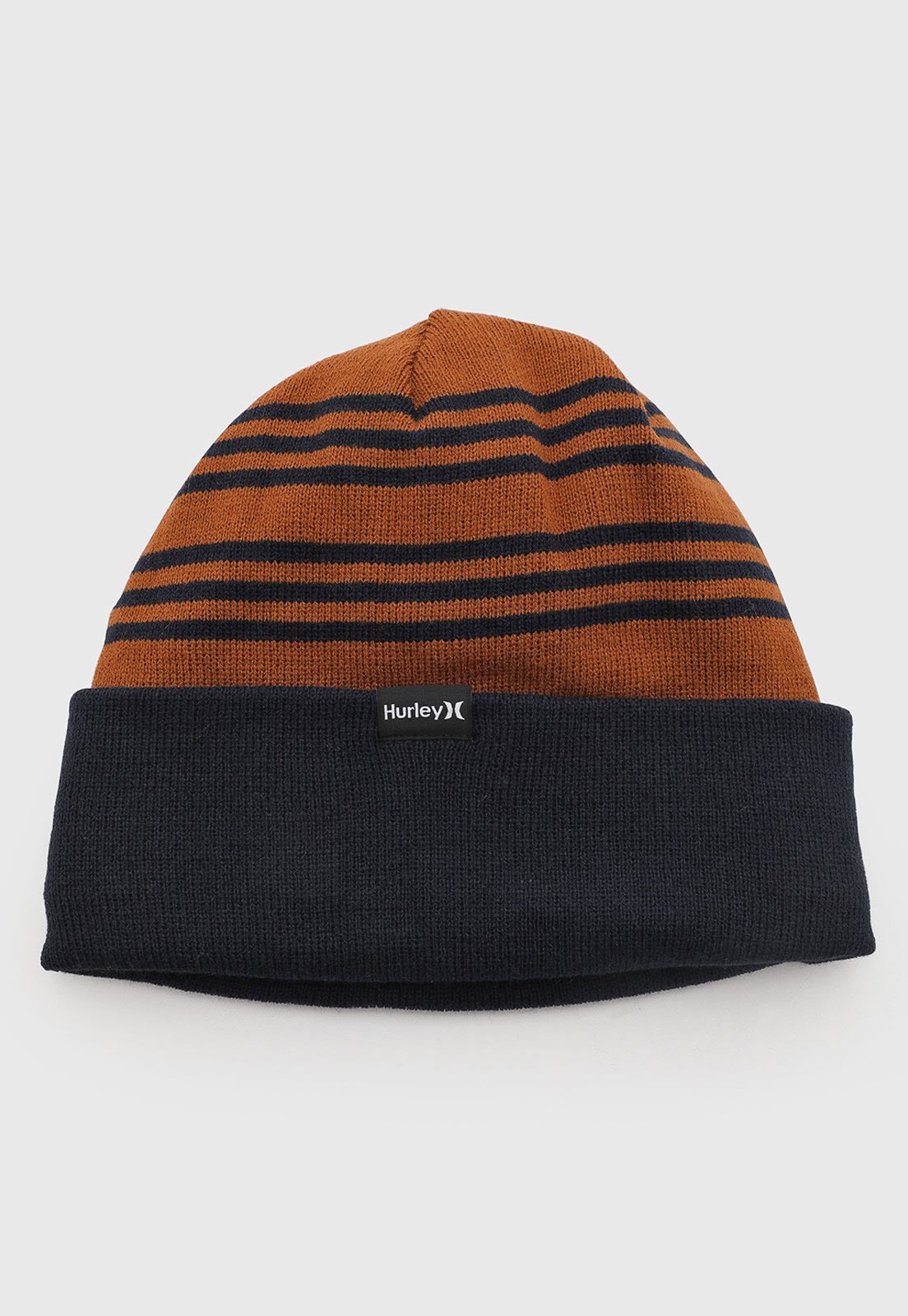 Gorro Hurley Mountain Listrado Azul-Marinho
