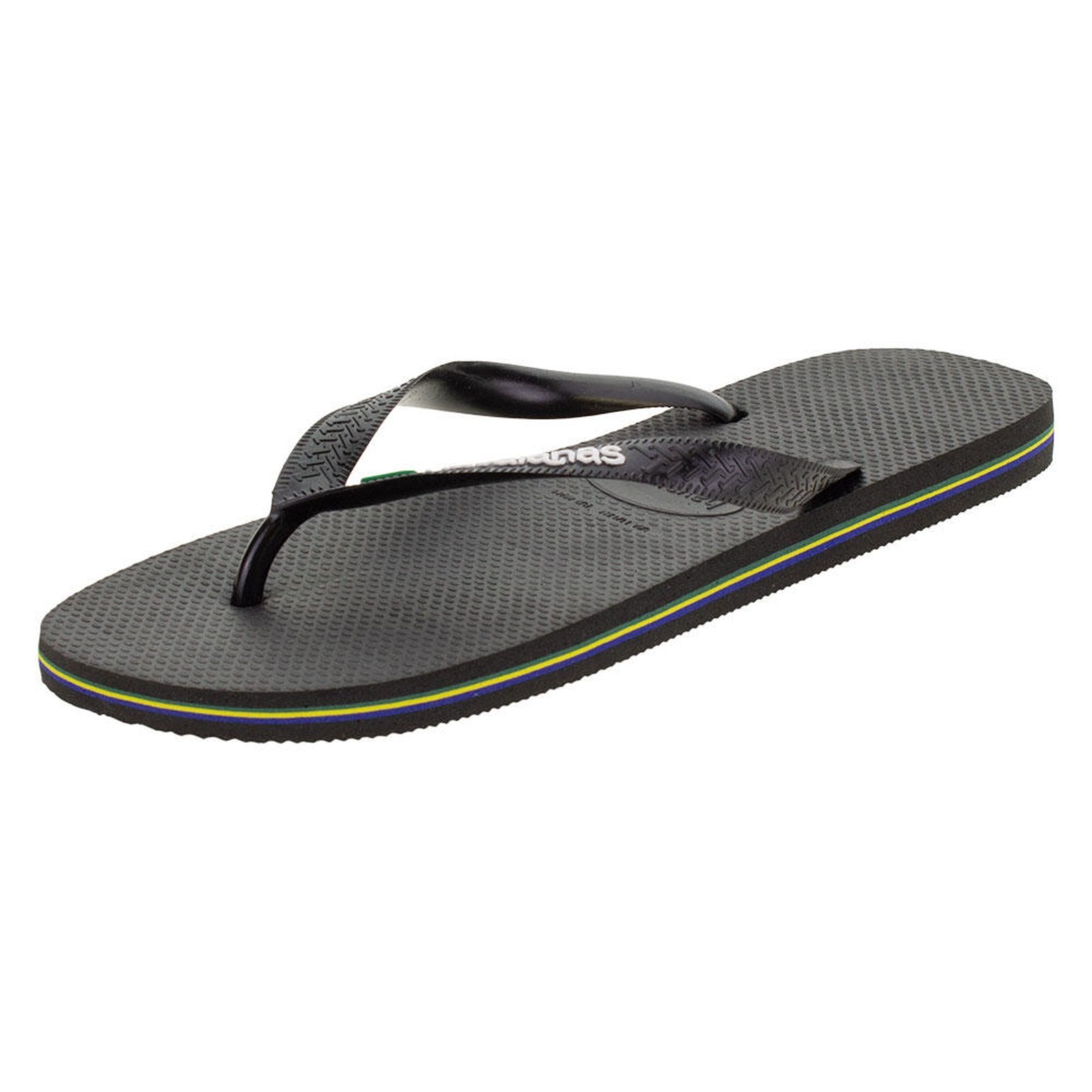 Vista 3 Chinelo Brasil Logo Havaianas - 4110850 0093206 preto Havaianas preto