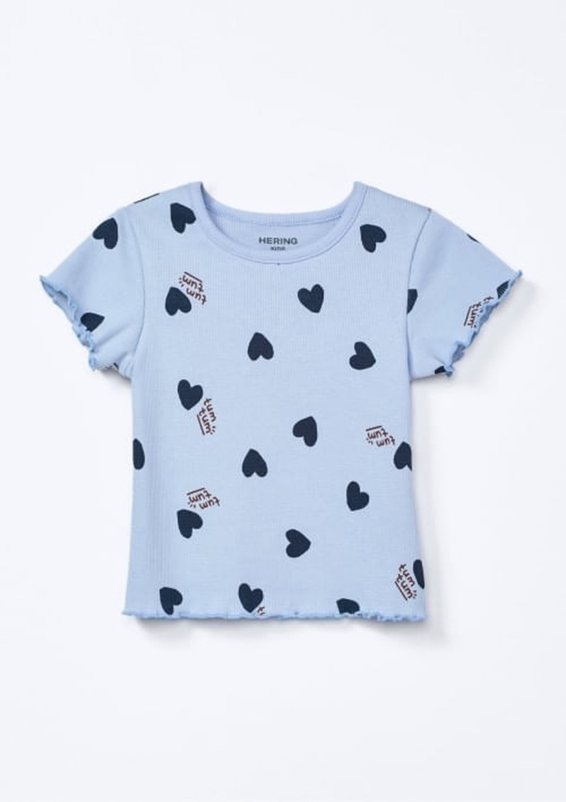 Vista 2 Infantil - Blusa Menina Toddler Estampada Hering Hering Kids azul Hering Kids azul