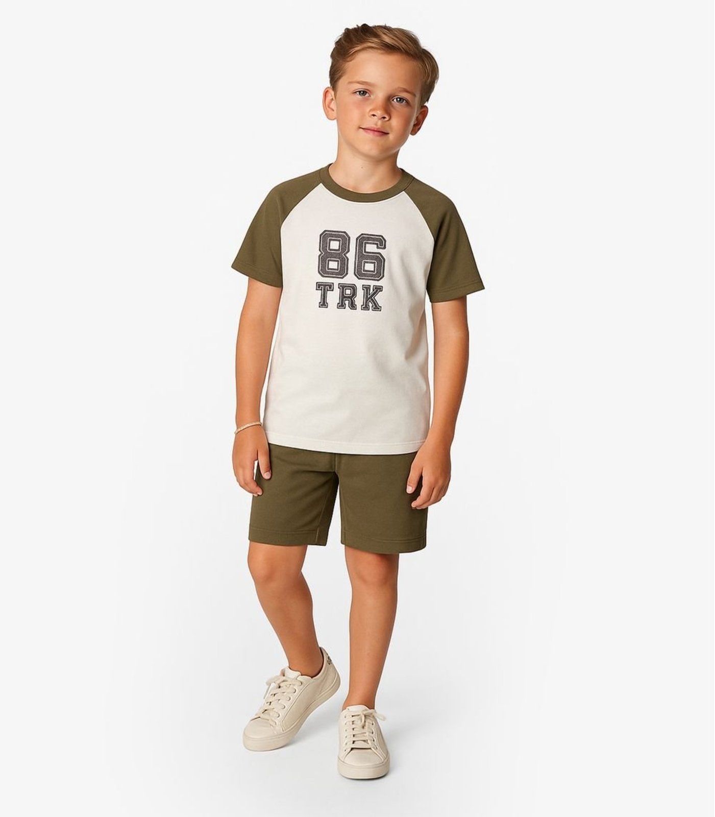 Infantil – Conjunto Camiseta com Bermuda Trick Nick Verde