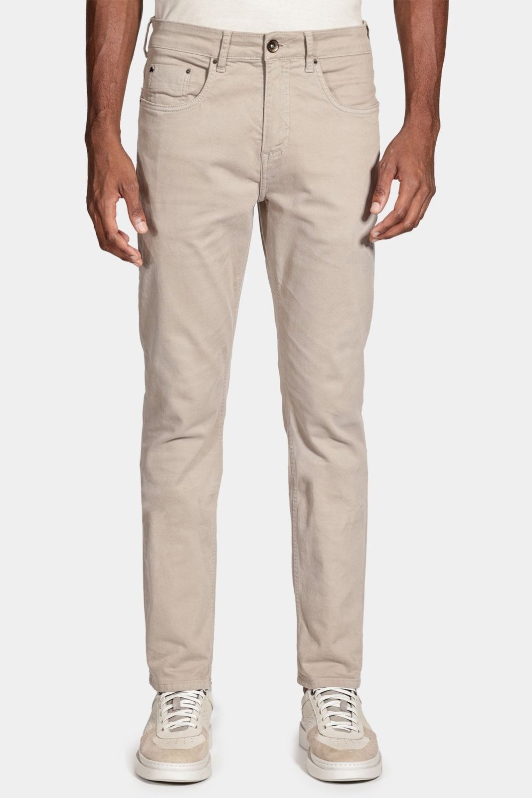 Calça Jeans Aramis Slim Moletom Color Caqui - 48