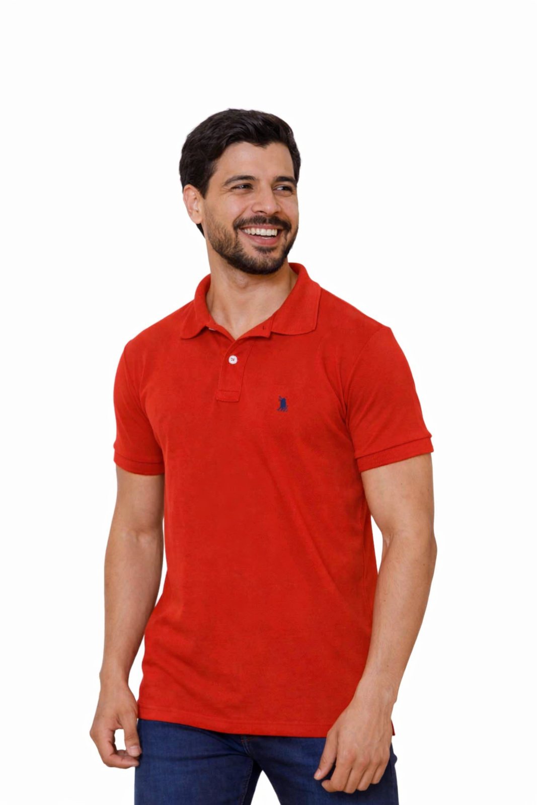 Camisa D Bell Outlet Fashion Polo Vermelha
