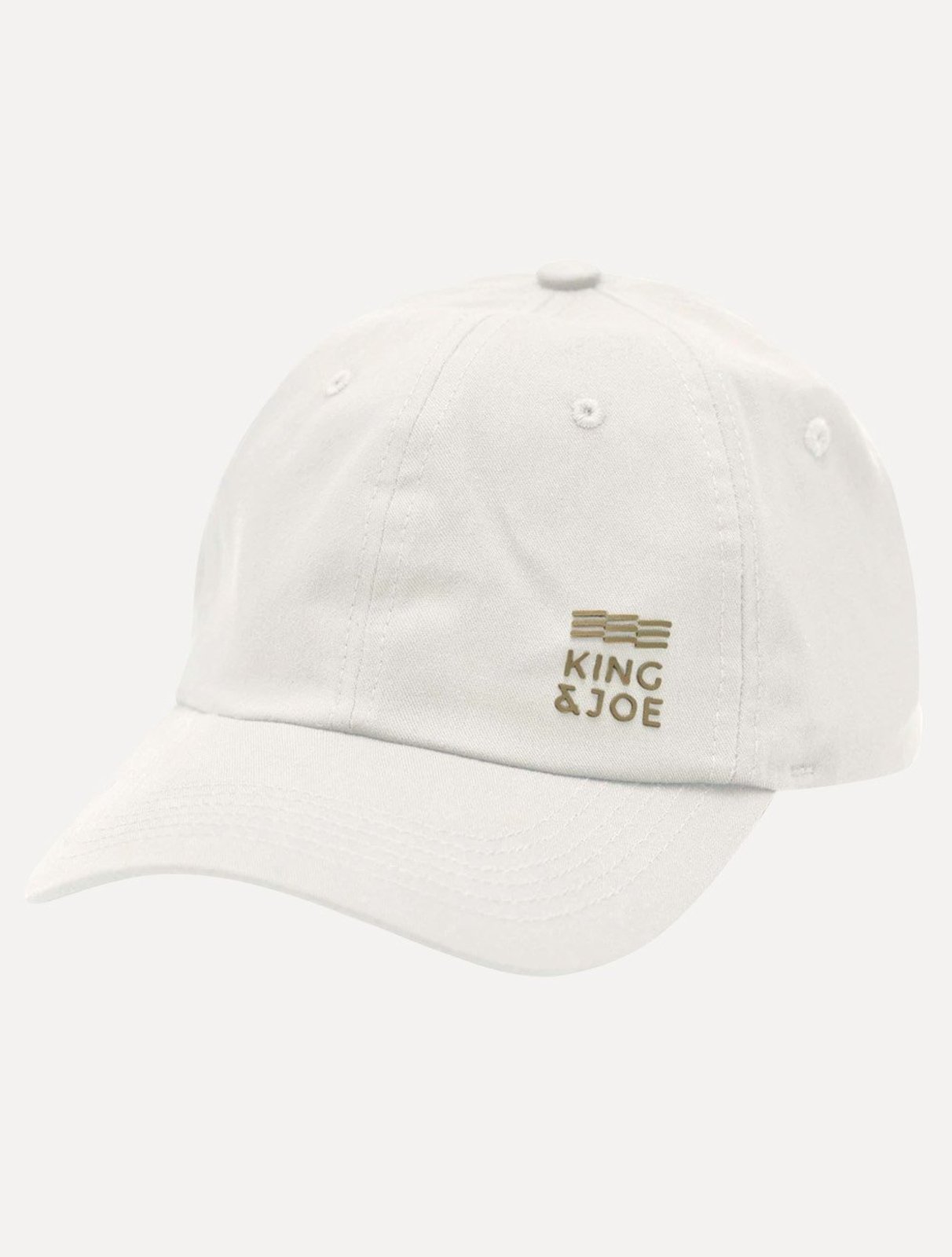Boné King & Joe Masculino Básico Relevo com Metal Off White