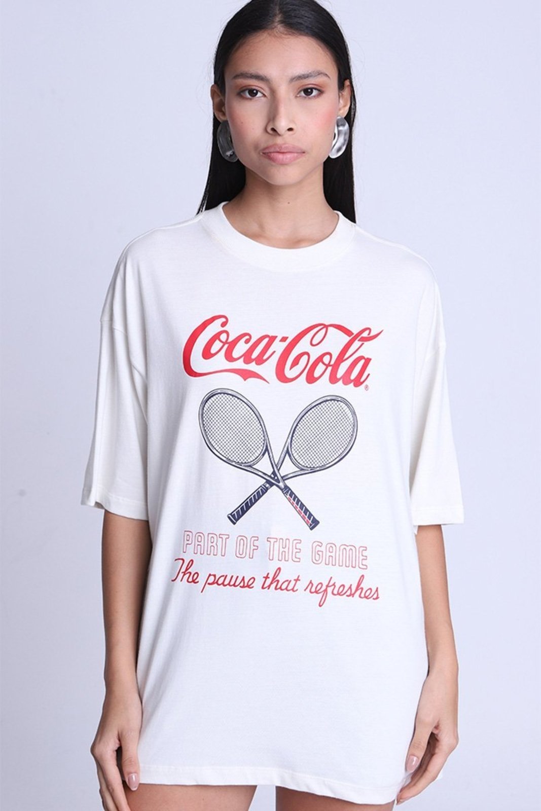 Camiseta Oversized Game Coca-Cola