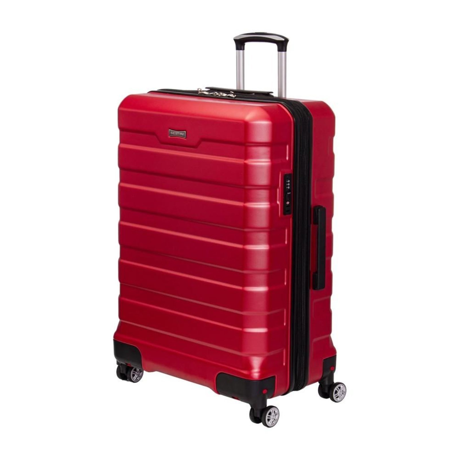 Vista 3 Infantil - Mala De Viagem Sestini 360 Wheeless 1T Grande Vermelho incolor Sestini incolor