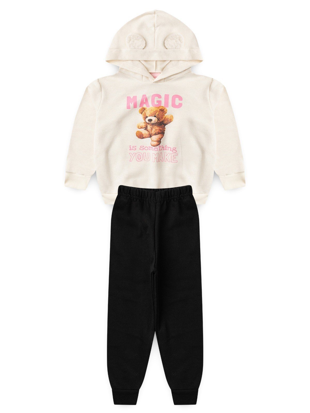 Infantil - Conjunto Platinum Magia De Urso branca