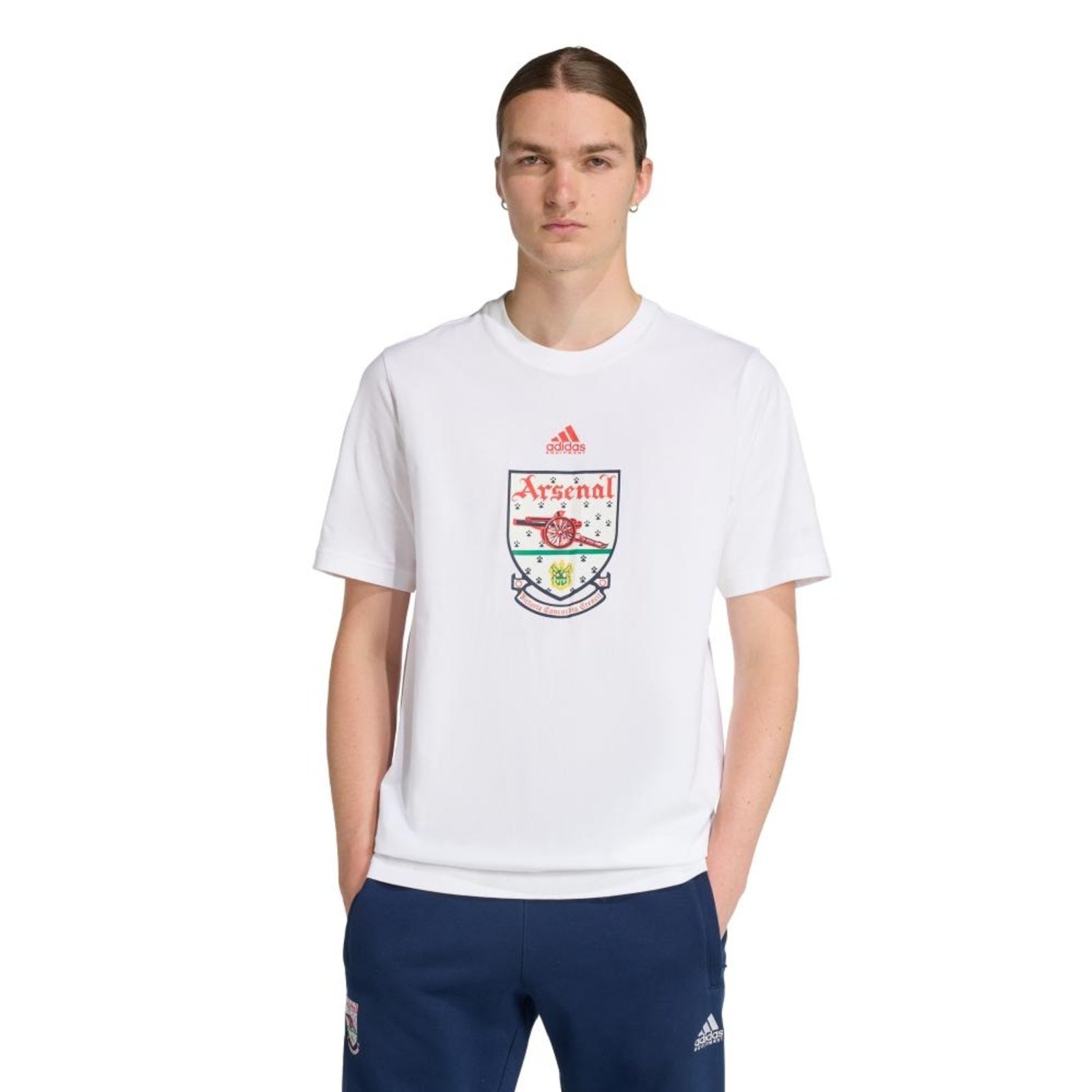 Vista 2 Camiseta do Arsenal 92-94 adidas Performance branco branco