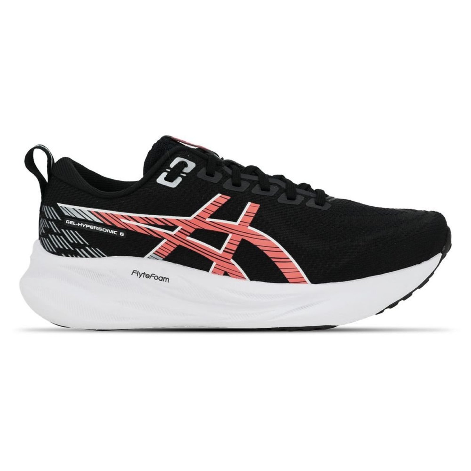 Tênis ASICS Gel-Hypersonic 6 - Preto/Rosa