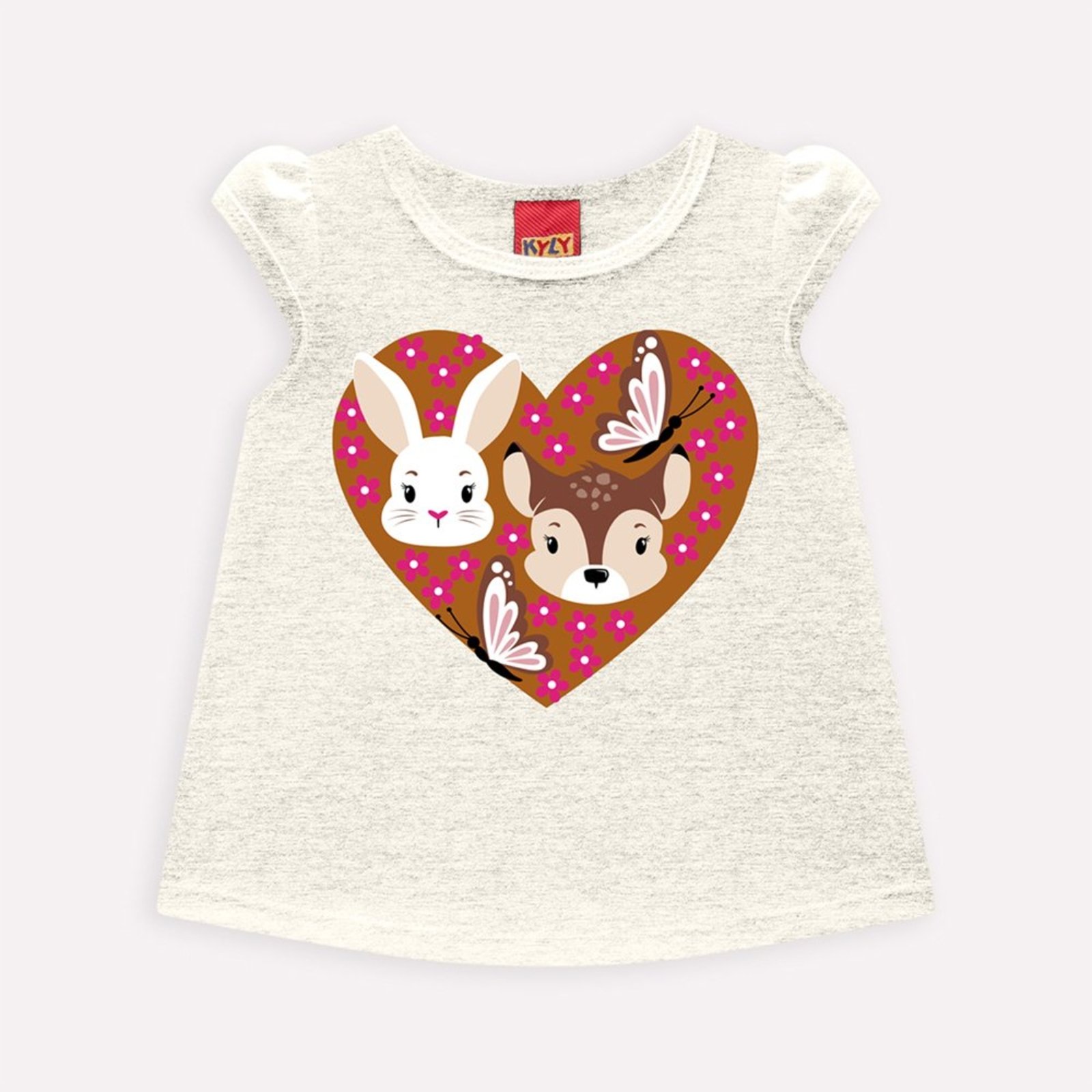 Infantil - Blusa Menina Bichinhos Kyly