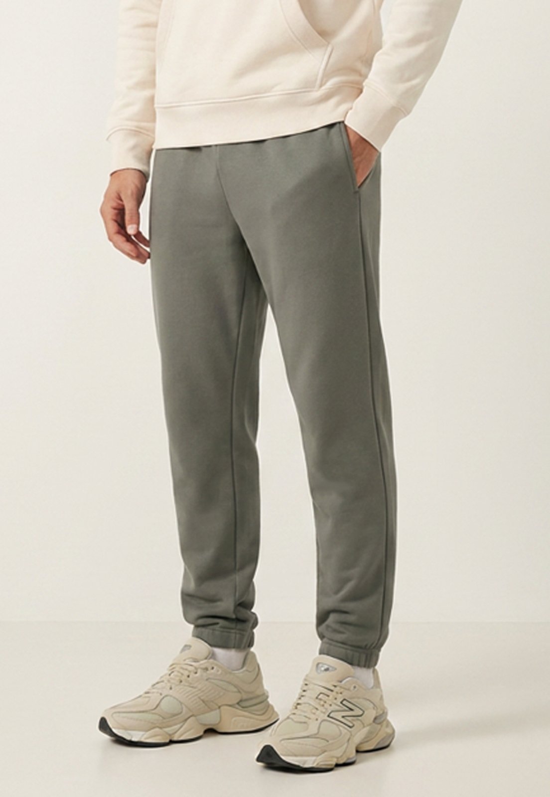 Calça Moletom Masculina Reta Conforto Cintura Elastico Verde