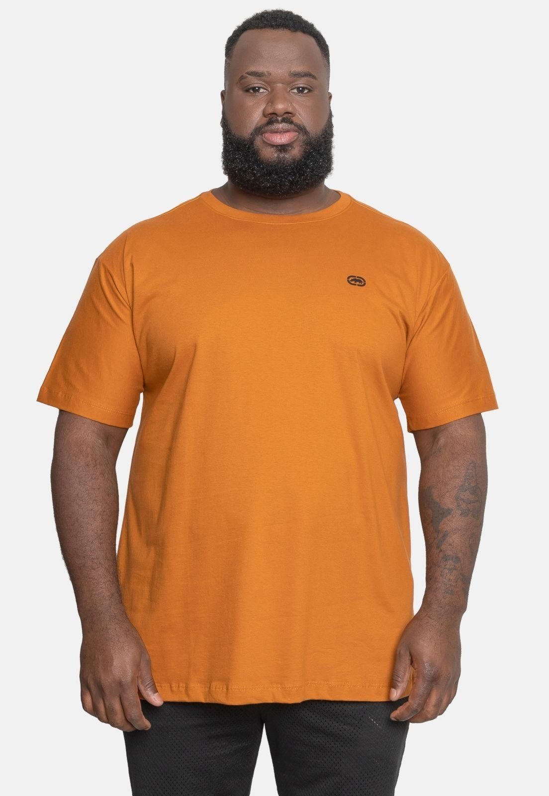 Camiseta Ecko Estampada Plus Size Caramelo